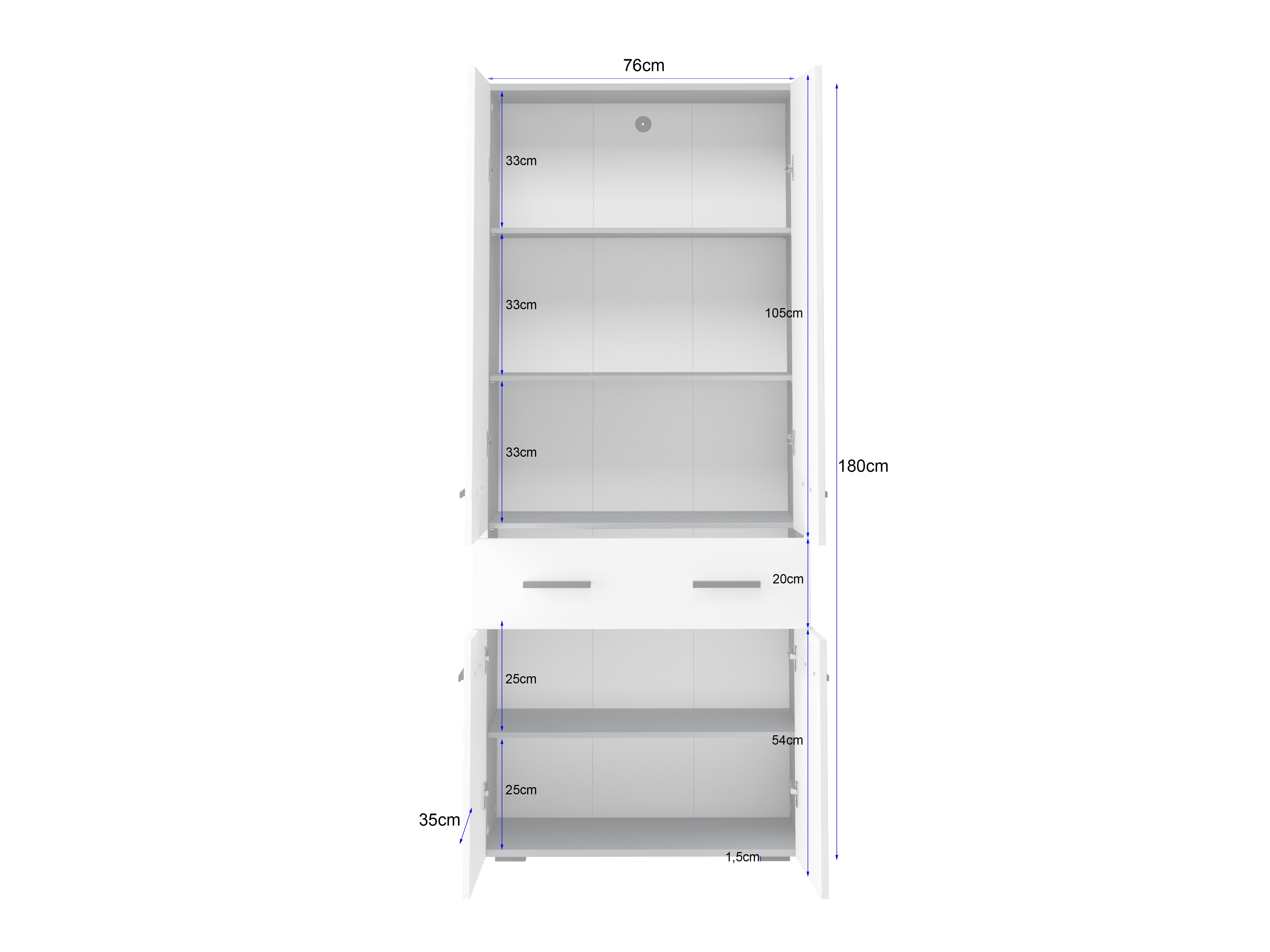 Prostostoječa Kopalniška omarica Larlori 107 (Antracit + Hrast)