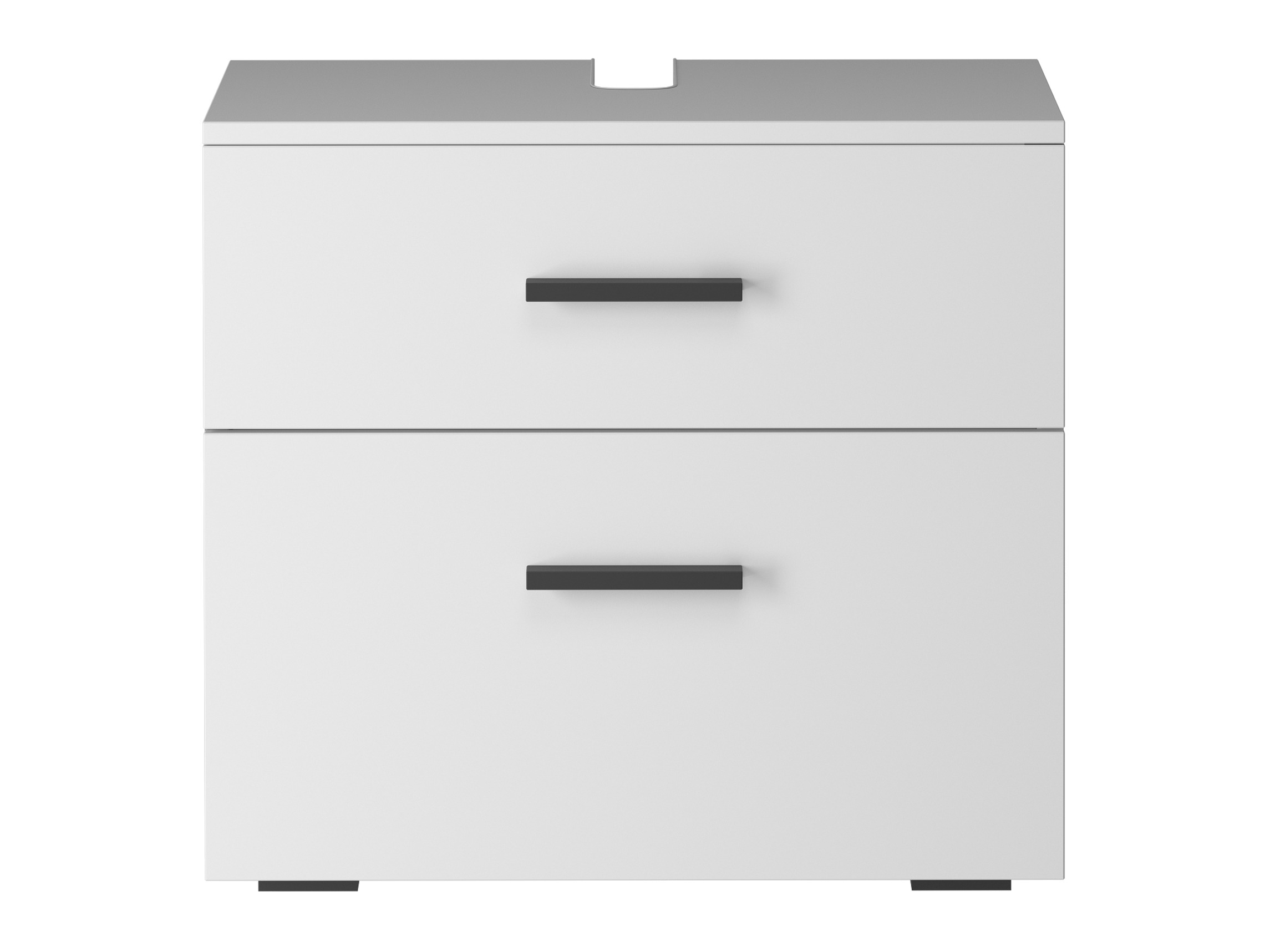 Prostostoječa kopalniška omarica za umivalnik Larlori 100 (Bela)