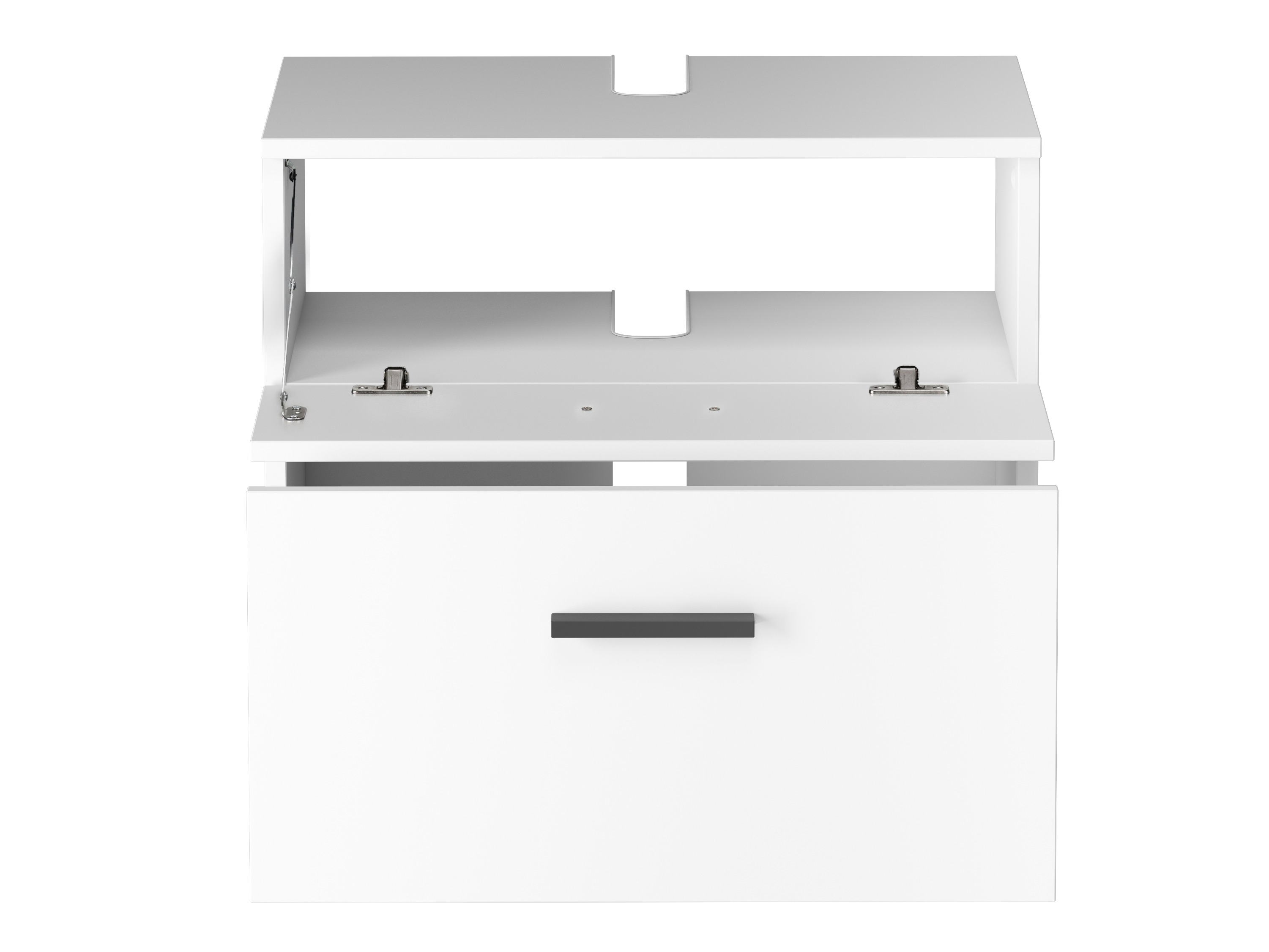 Prostostoječa kopalniška omarica za umivalnik Larlori 100 (Bela)