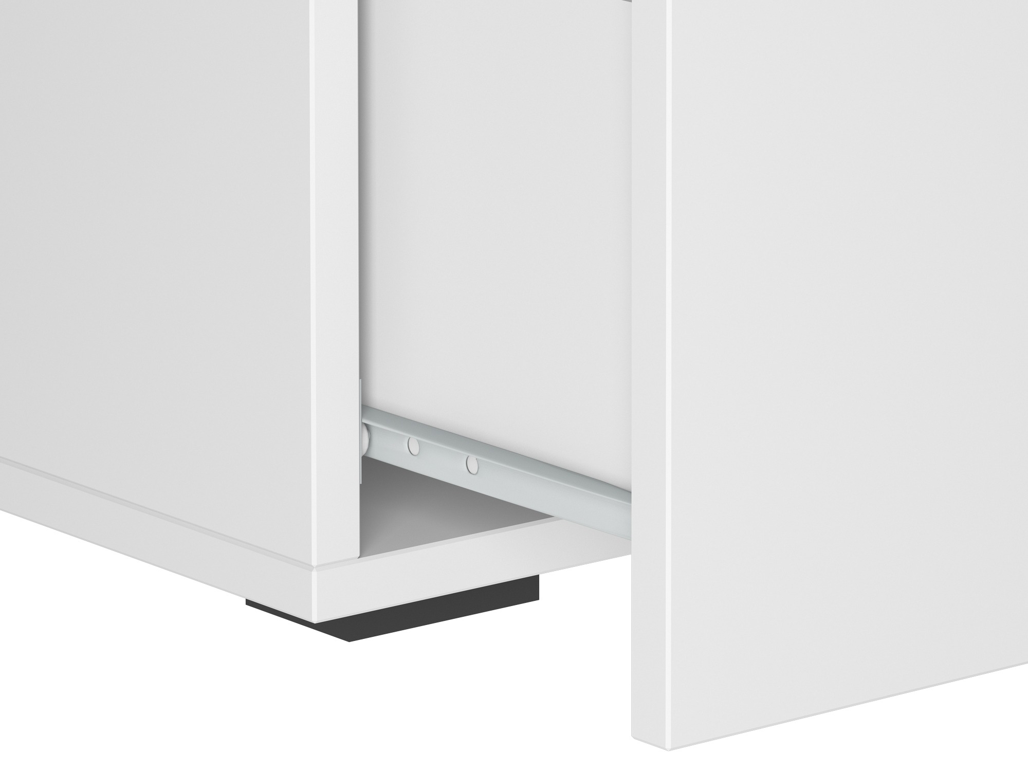 Prostostoječa kopalniška omarica za umivalnik Larlori 100 (Bela)