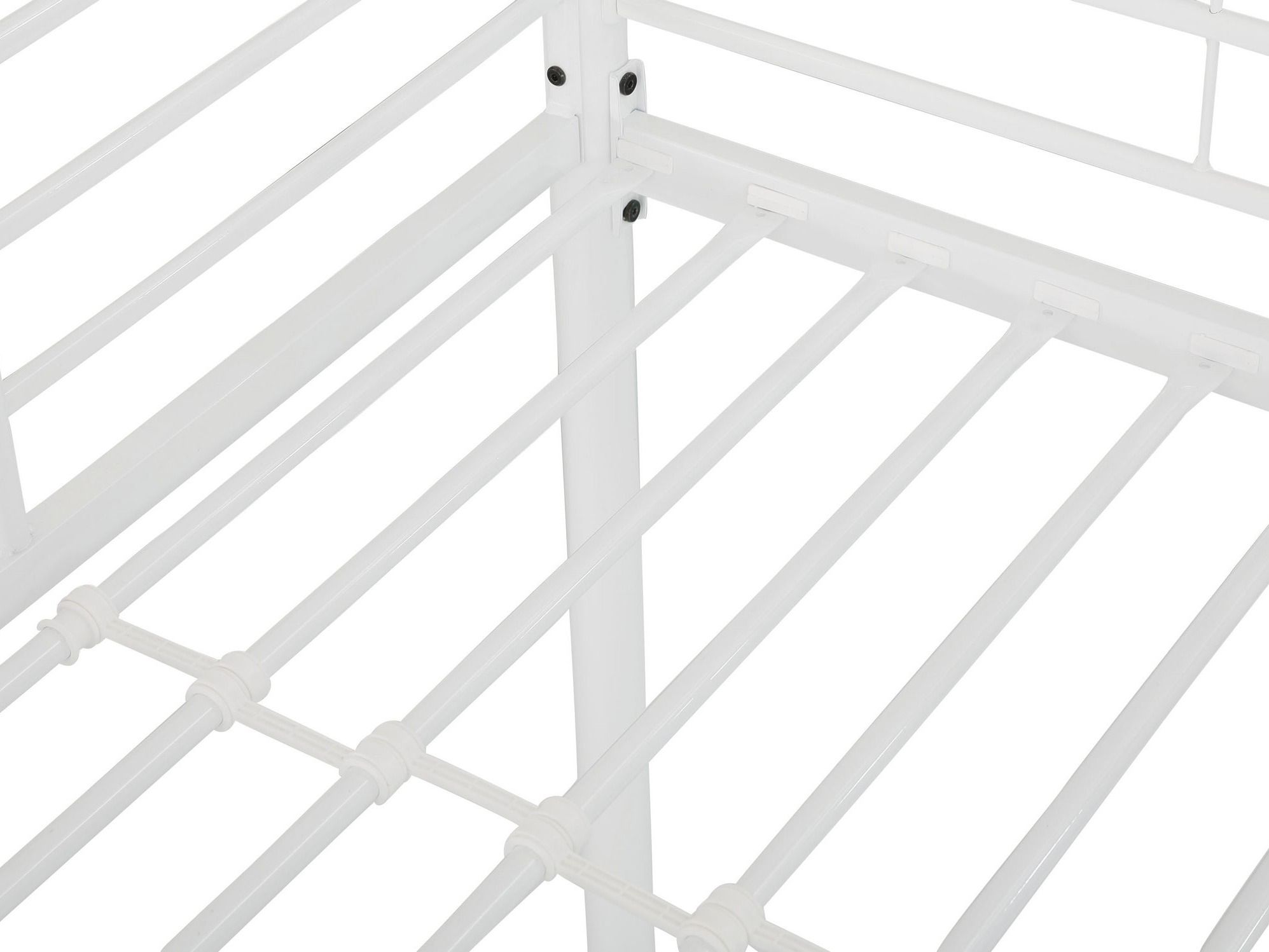 Visoka postelja Denton 1507 (Bela)