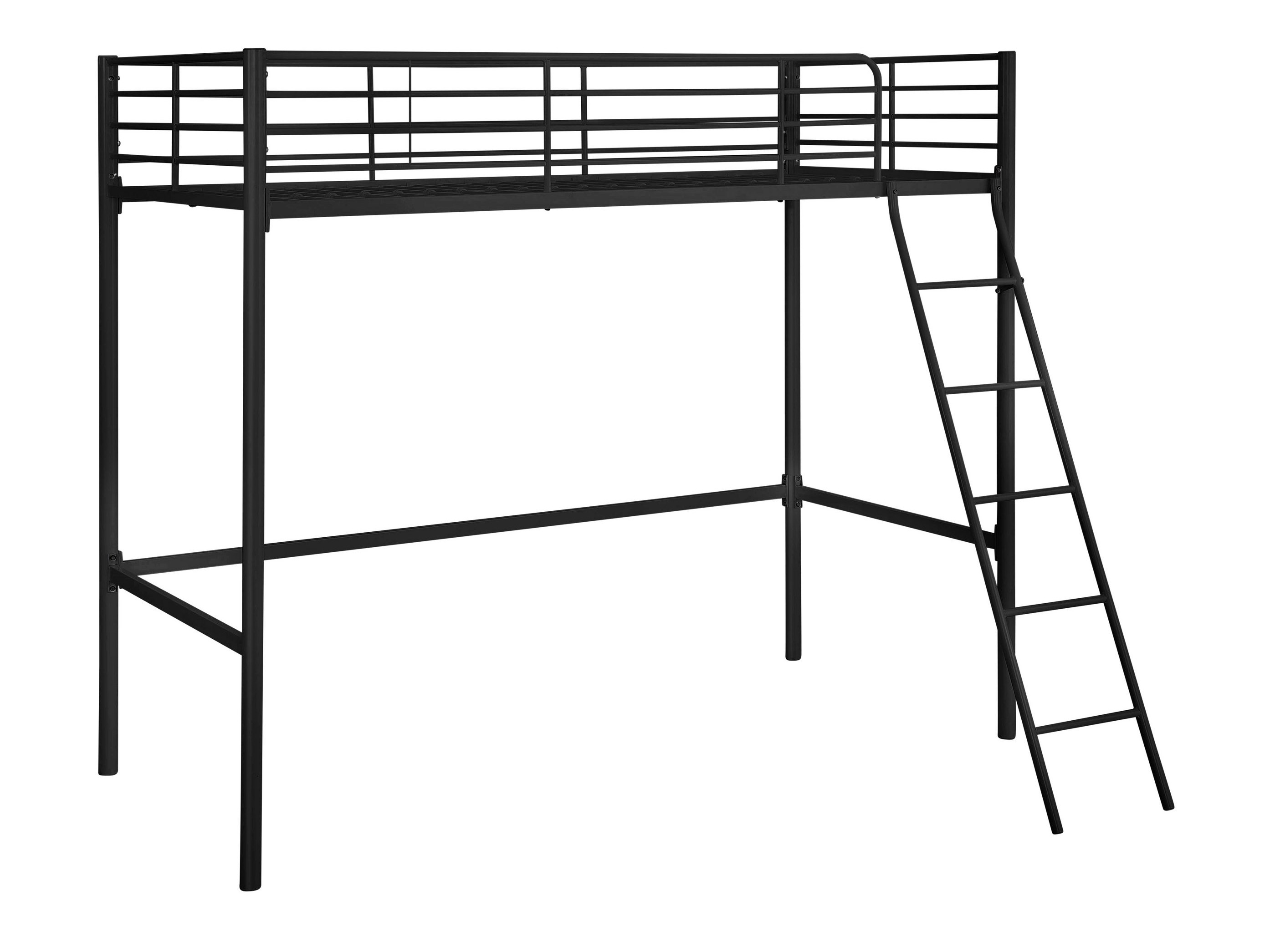 Visoka postelja Denton 1507 (Črna)