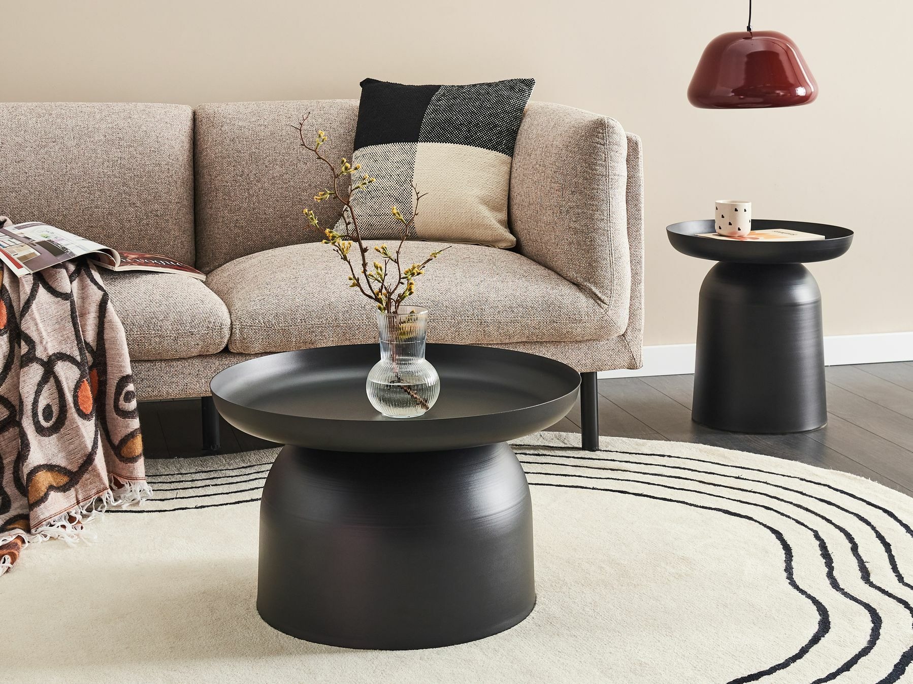 Klubska mizica Berwyn 2820 (Črna)