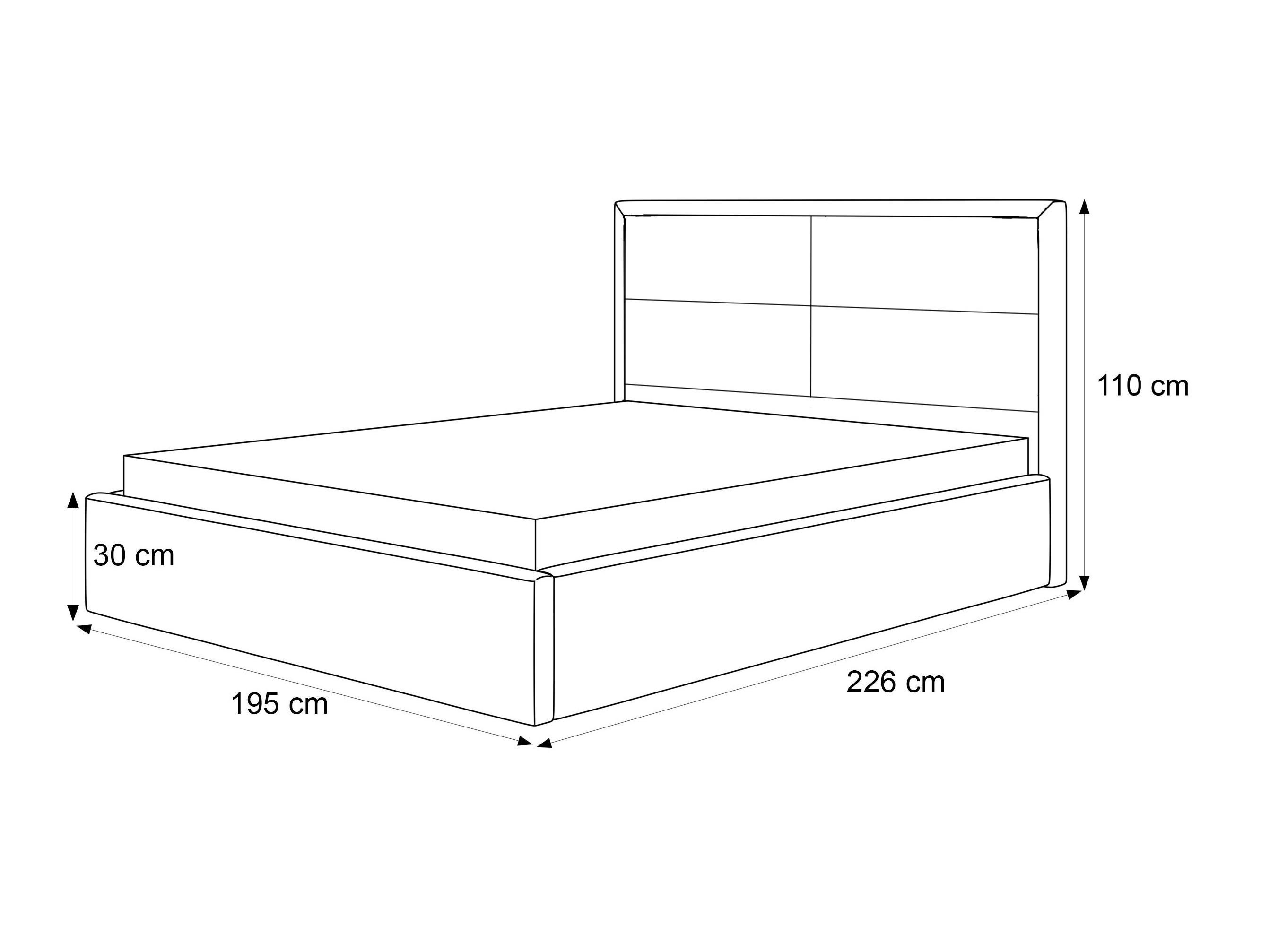 Postelja Martinez 121 (Poso 100 + Paros 01)