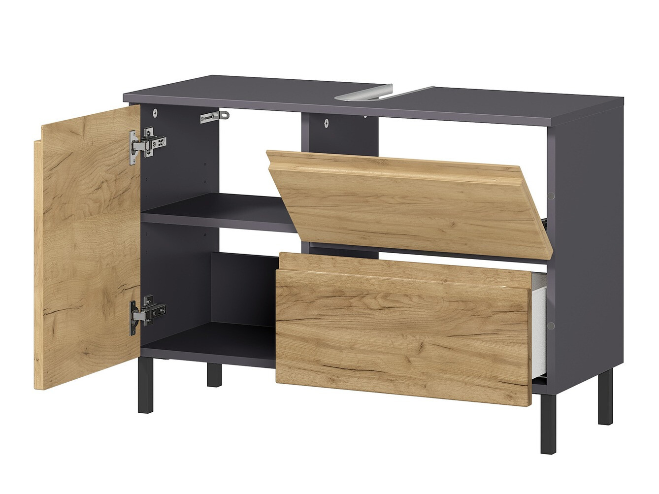 Prostostoječa kopalniška omarica za umivalnik SL4926