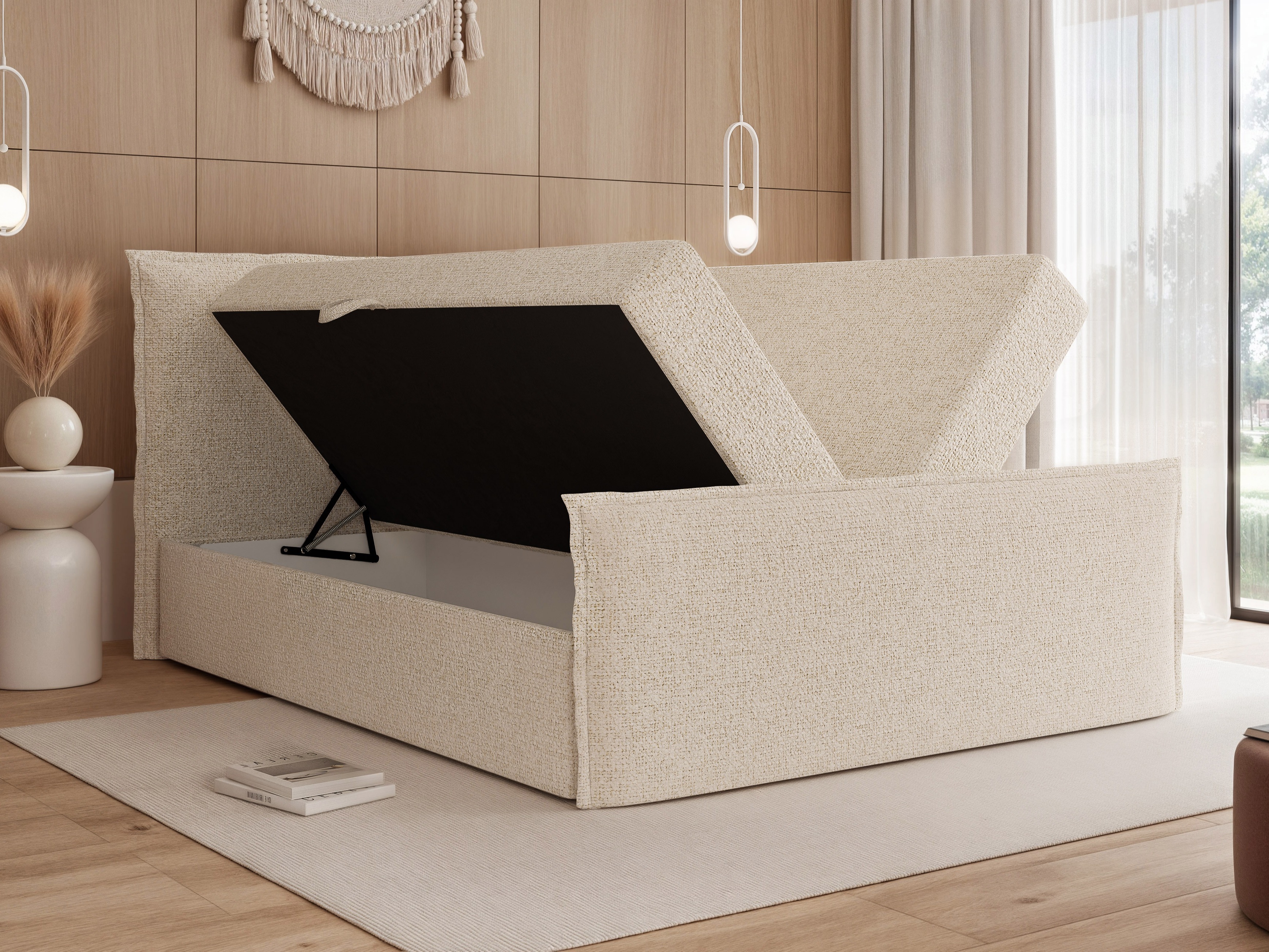 Boxspring postelja Martinez 122 (Coral 10)