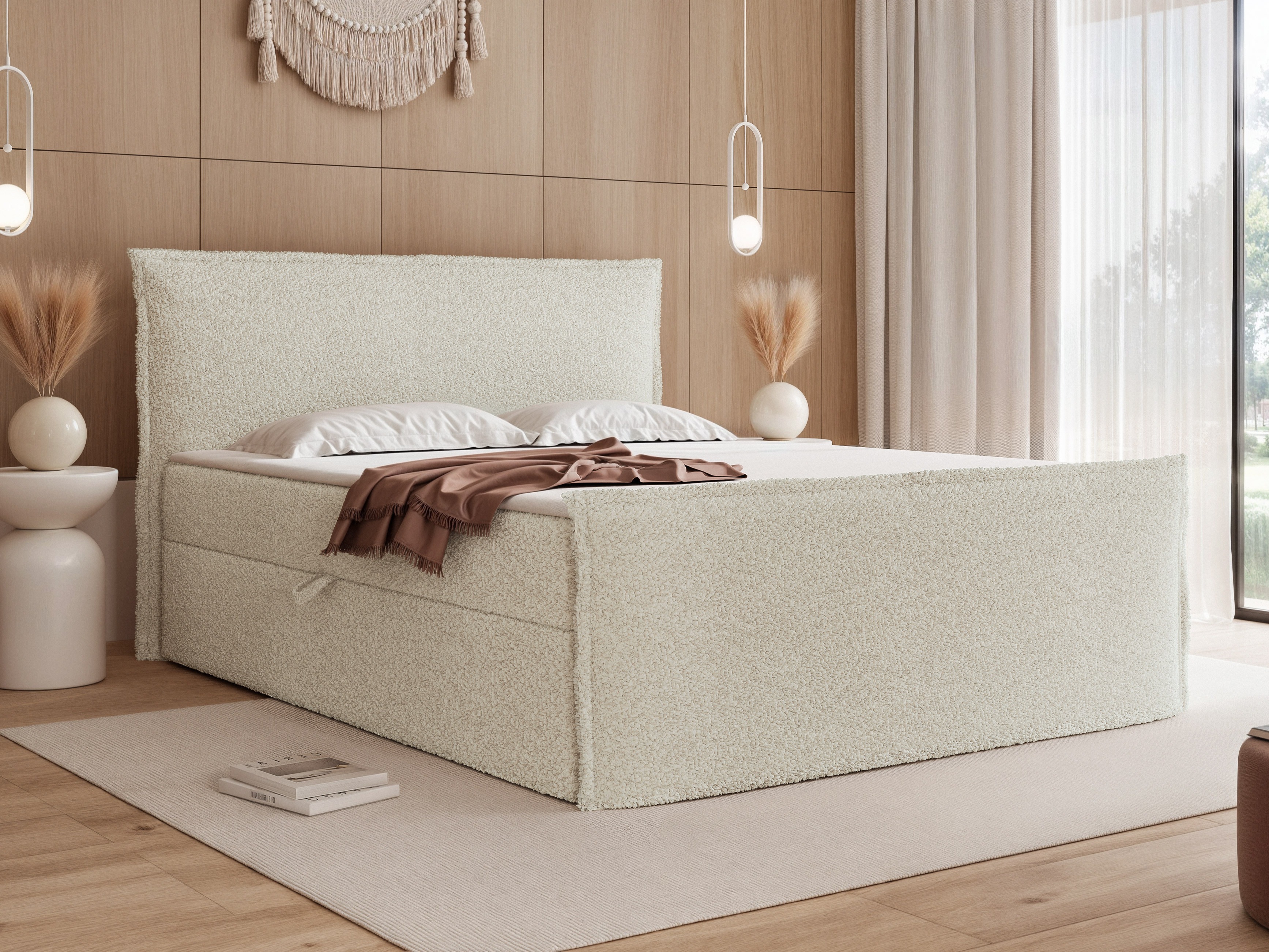 Boxspring postelja Martinez 122 (Coral 15)