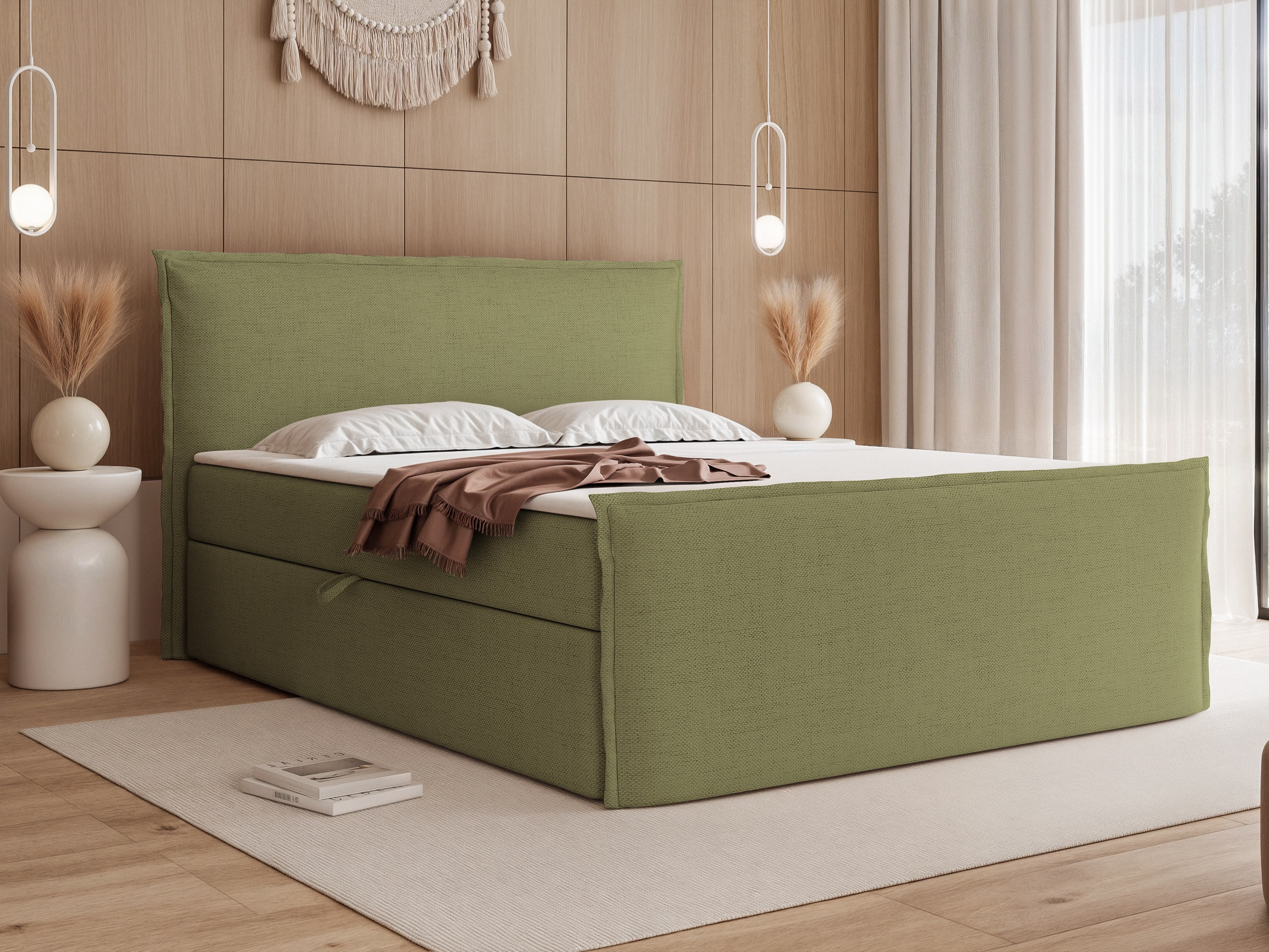 Boxspring postelja Martinez 122 (Moly 38)