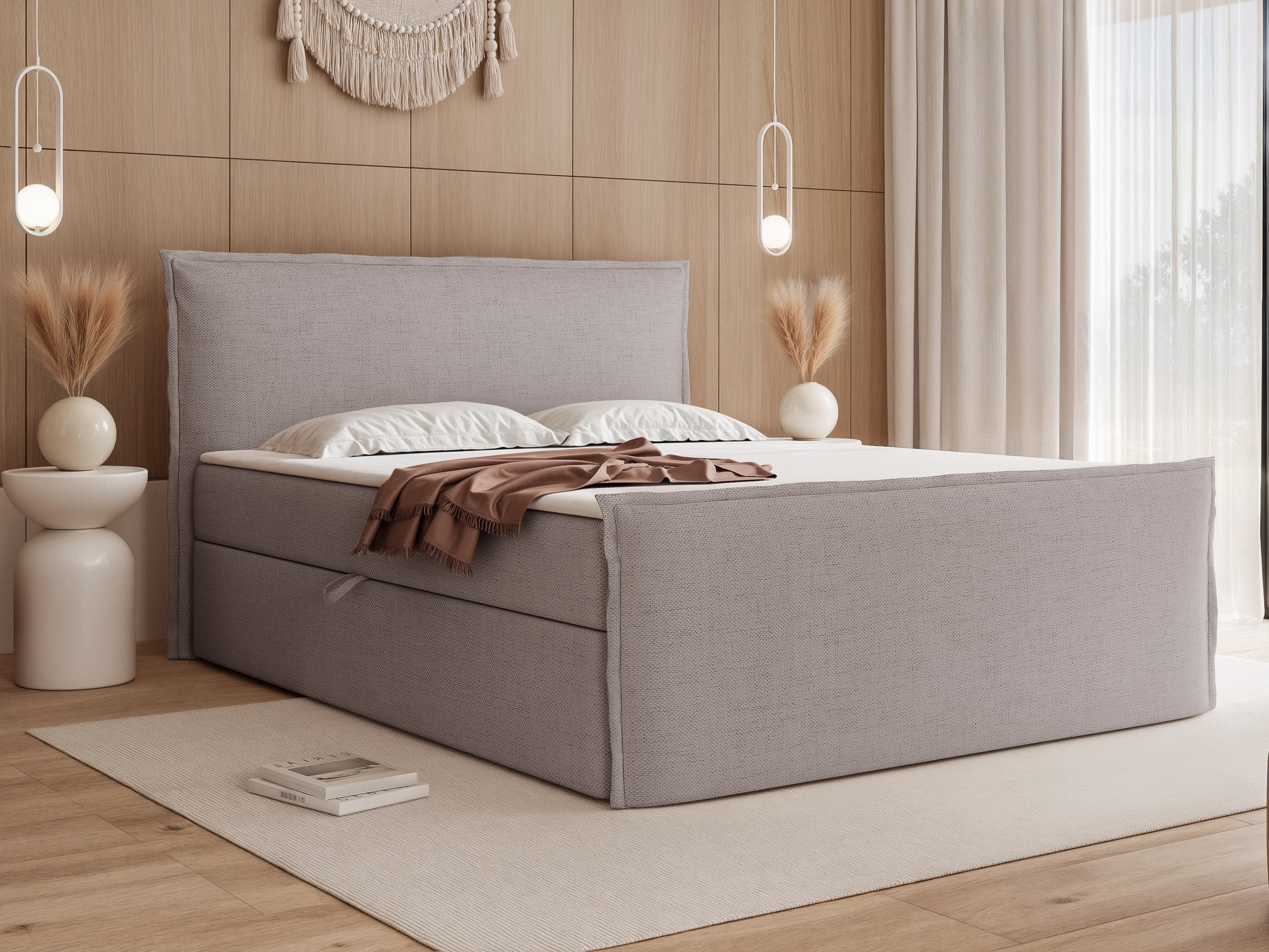 Boxspring postelja Martinez 122 (Moly 85)