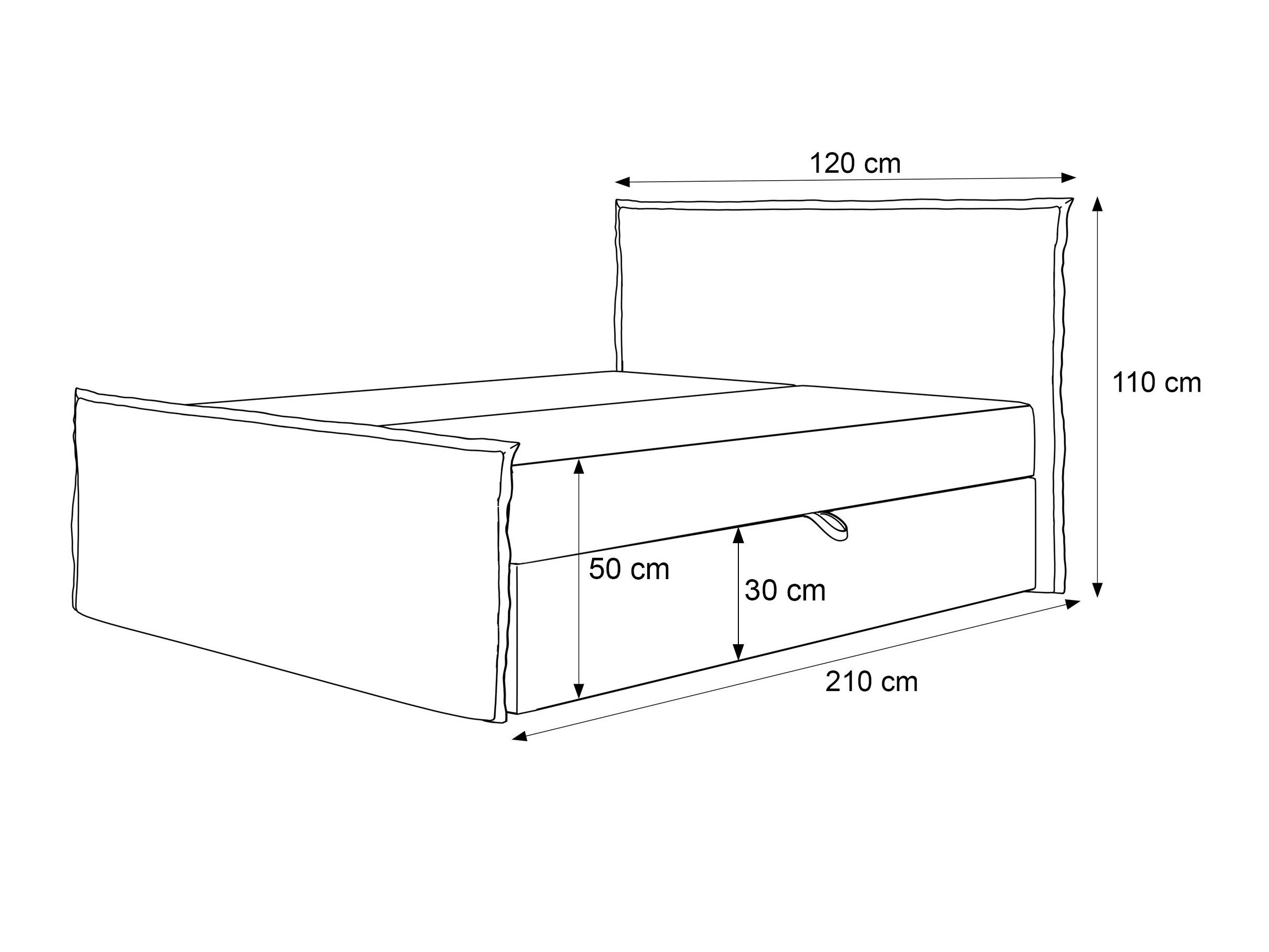 Boxspring postelja Martinez 122 (Puente 94)