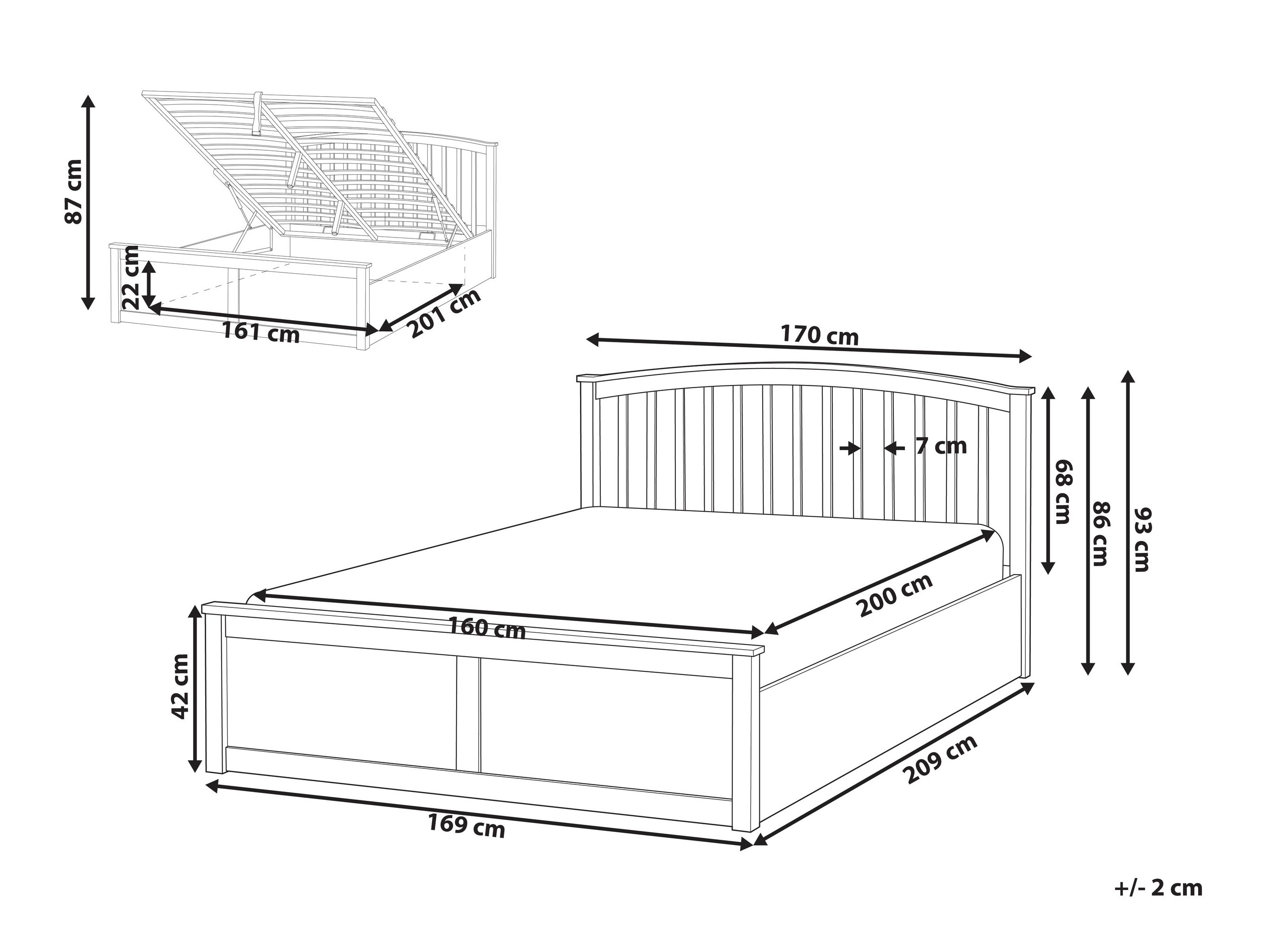 Postelja Berwyn 2827