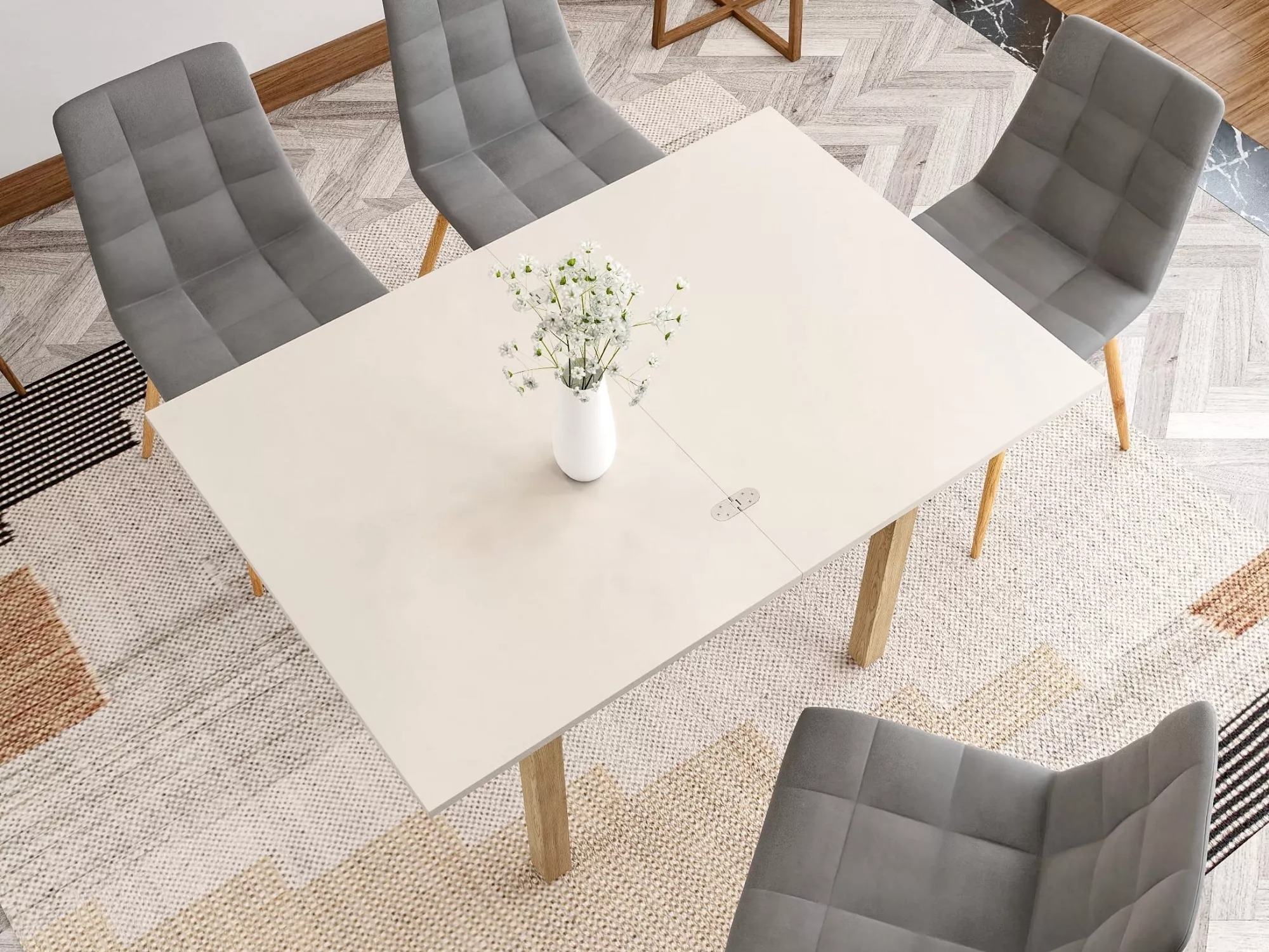 Miza Detroit 888 (Kašmir + Hrast)