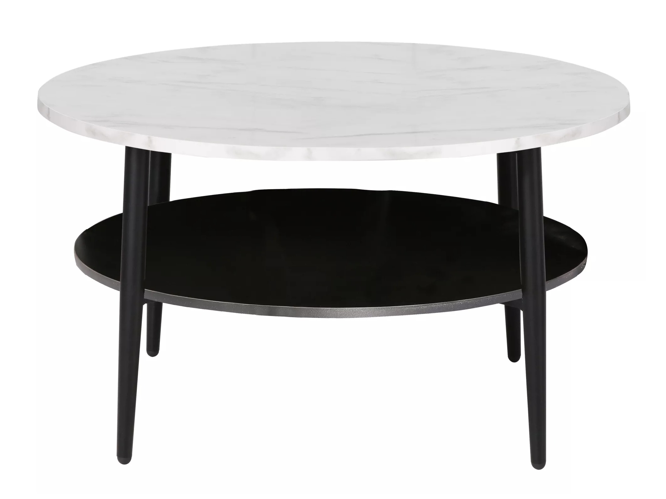 Klubska mizica Detroit 910 (Beli marmor)