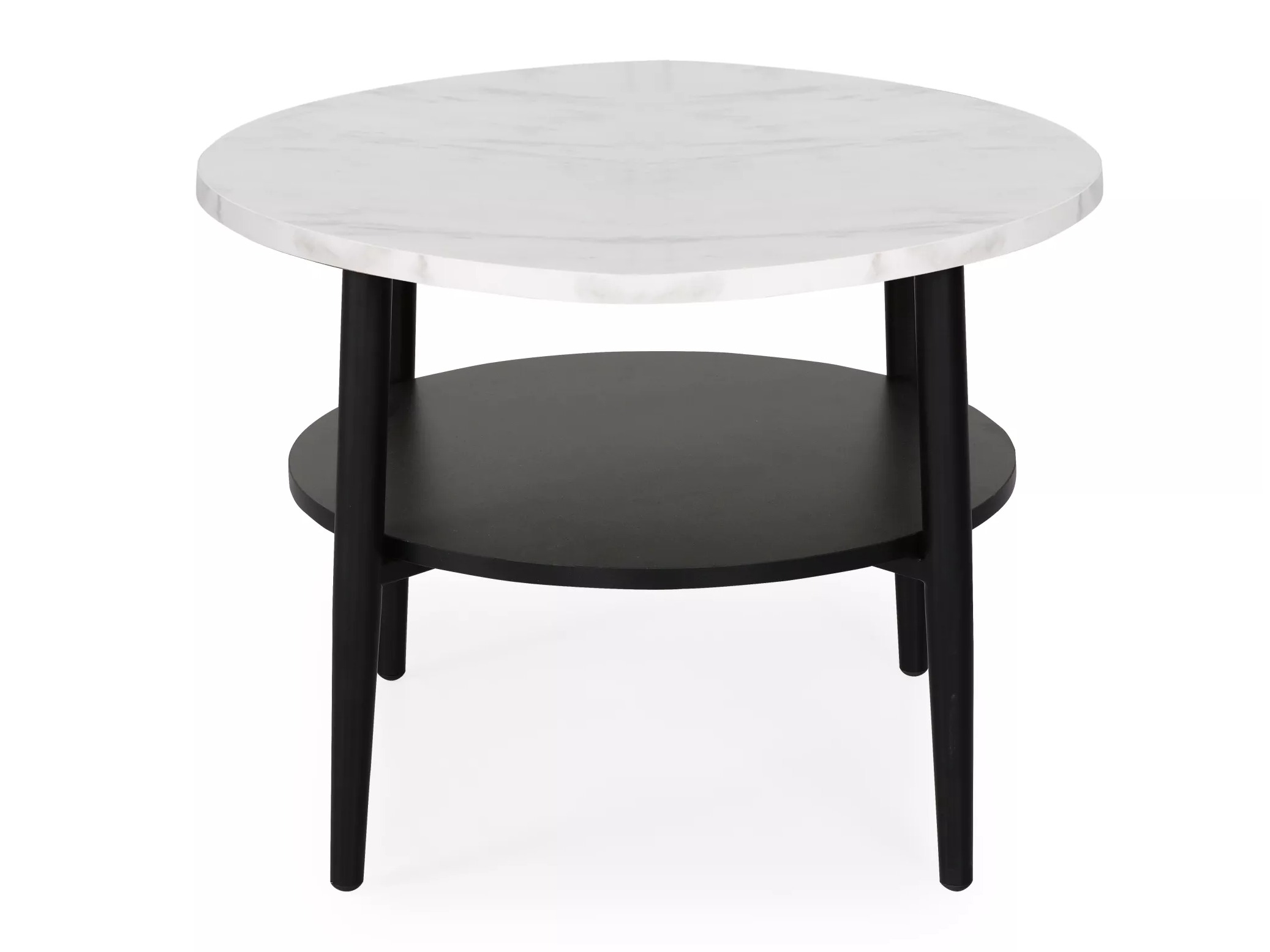 Klubska mizica Detroit 911 (Beli marmor)