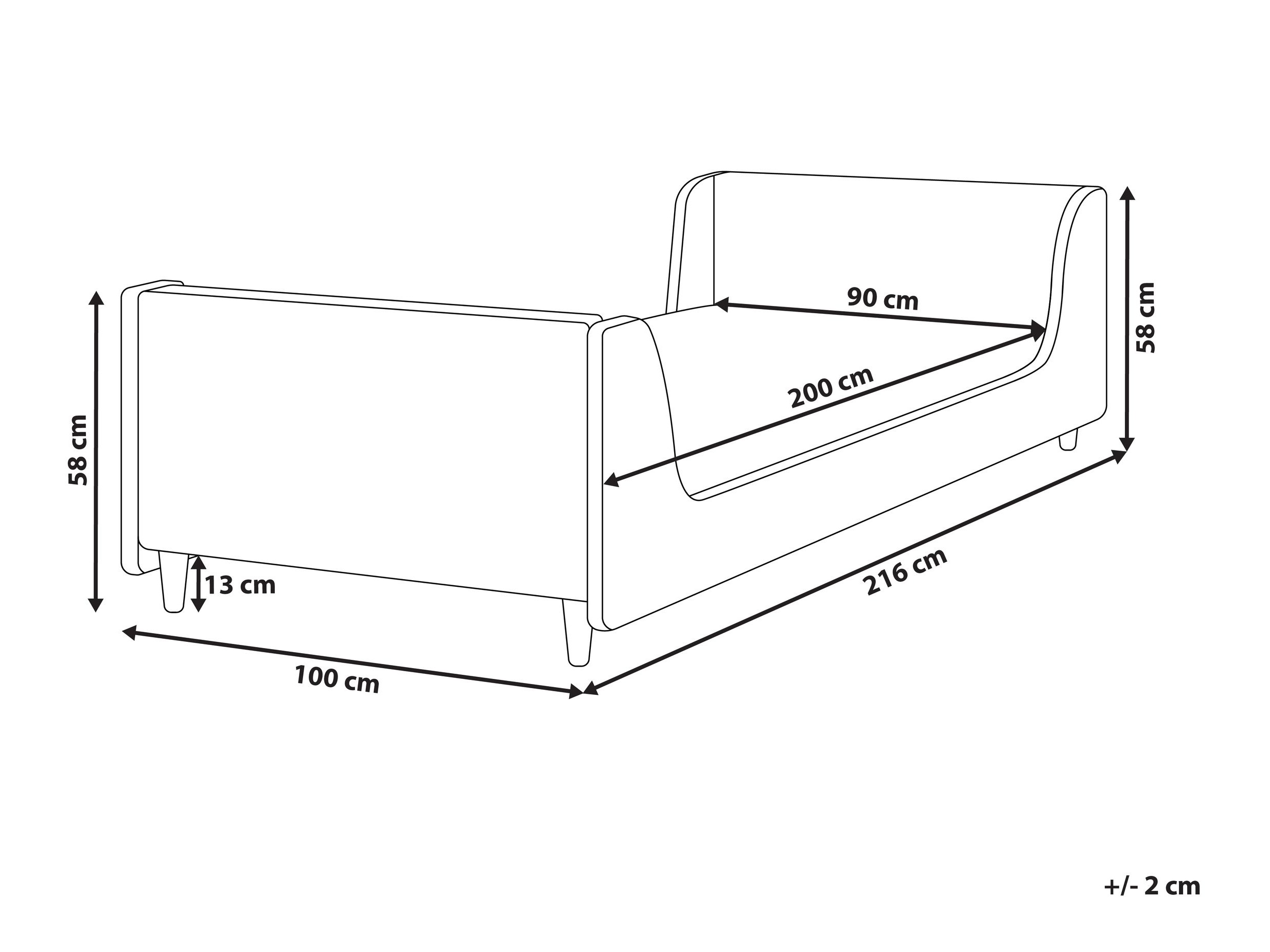 Postelja Berwyn 2829 (Roza)