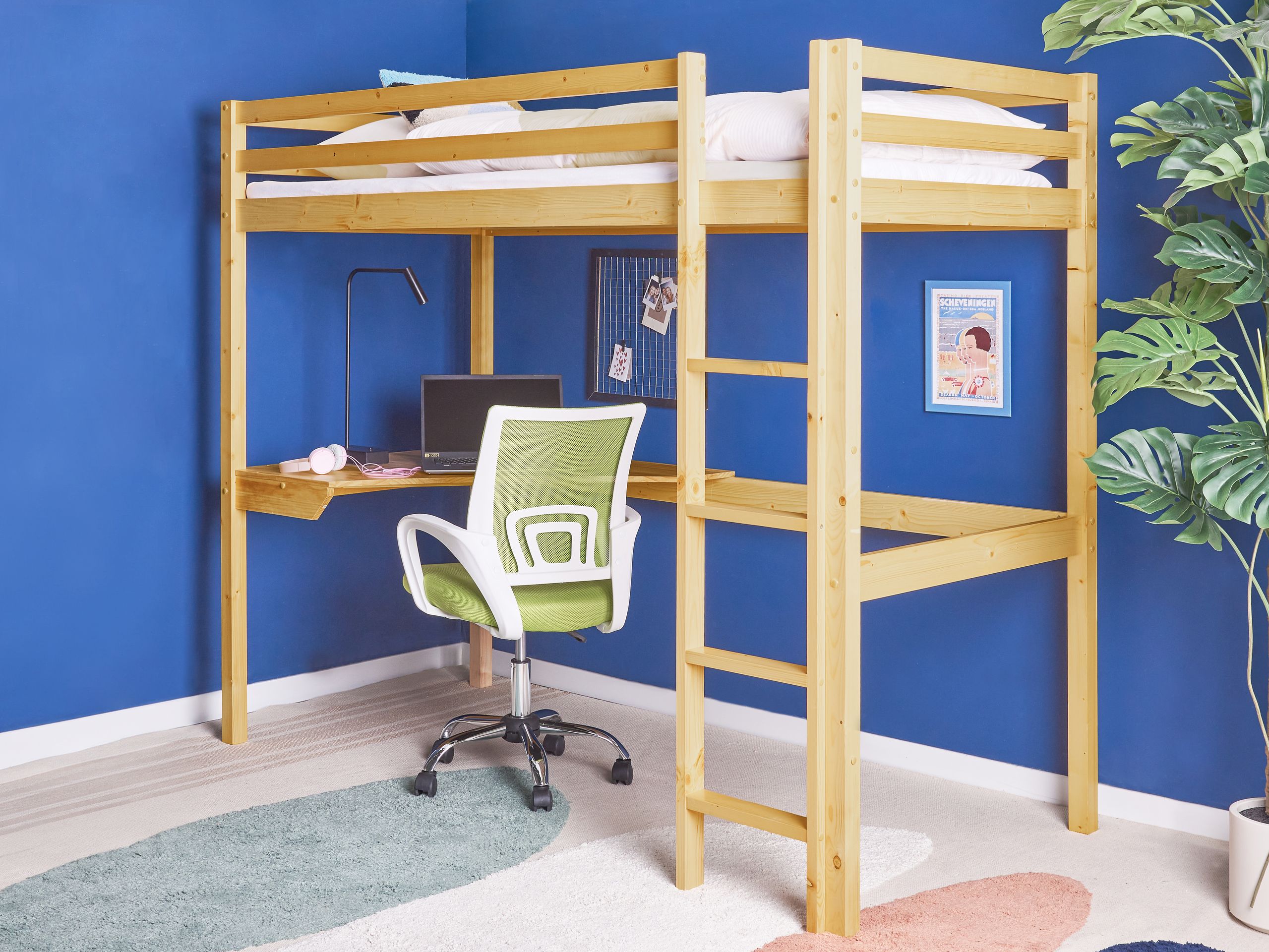 Visoka postelja Berwyn 2832 (Svetel les)