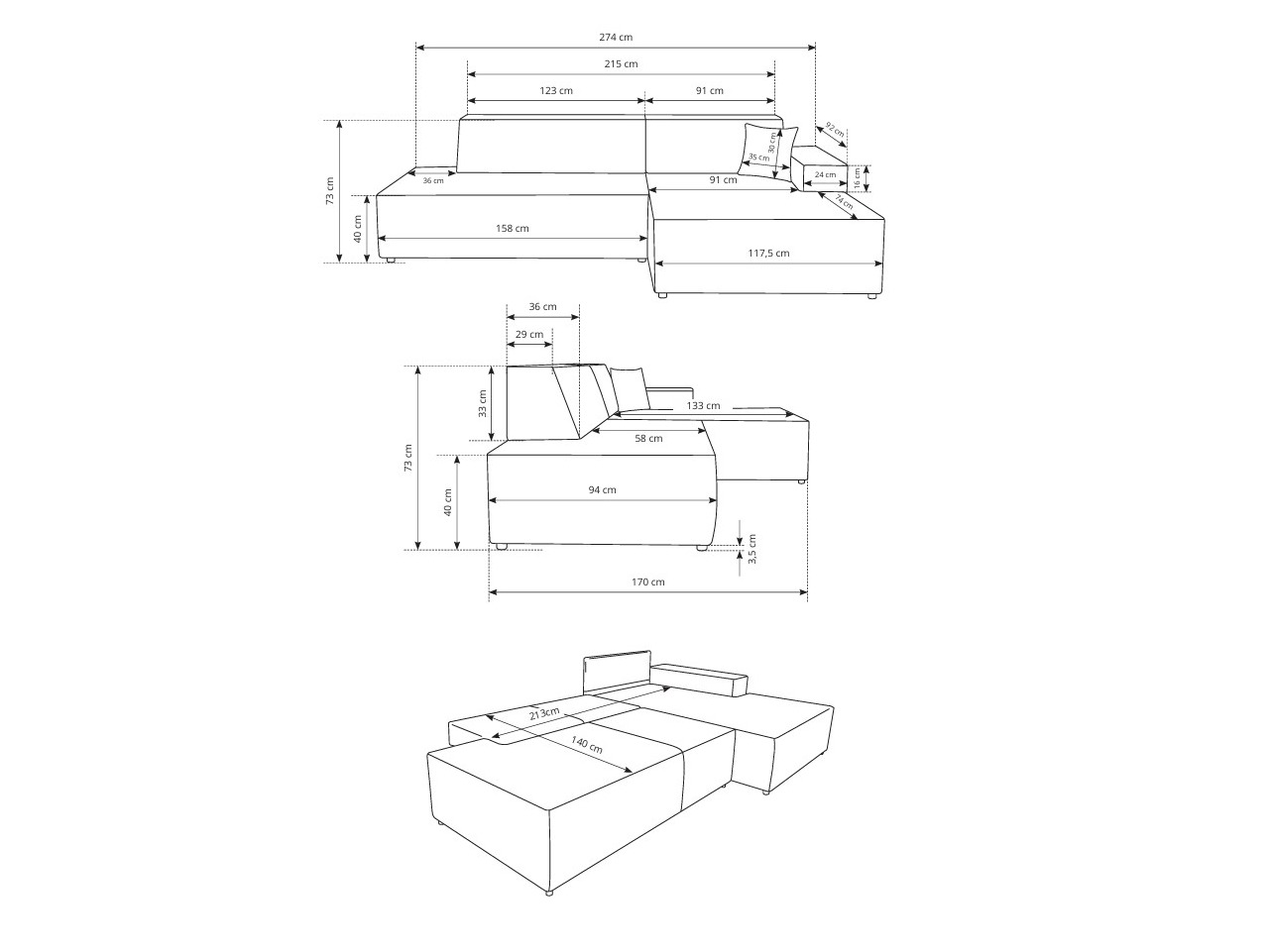 Kotna garnitura Kingston 187 (Tilia 01)