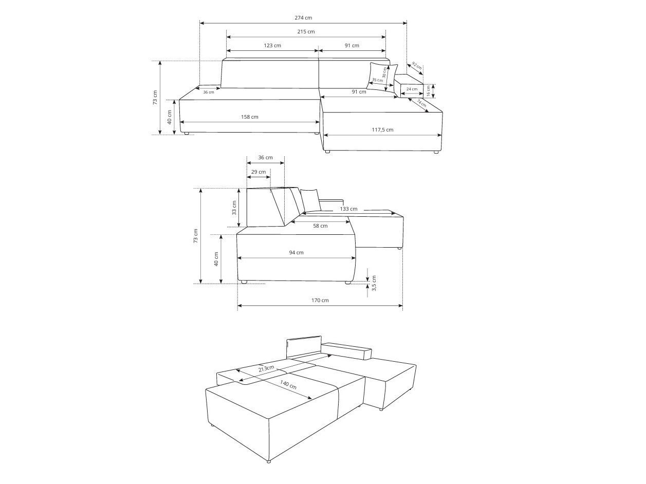 Kotna garnitura Kingston 187 (Tilia 11)