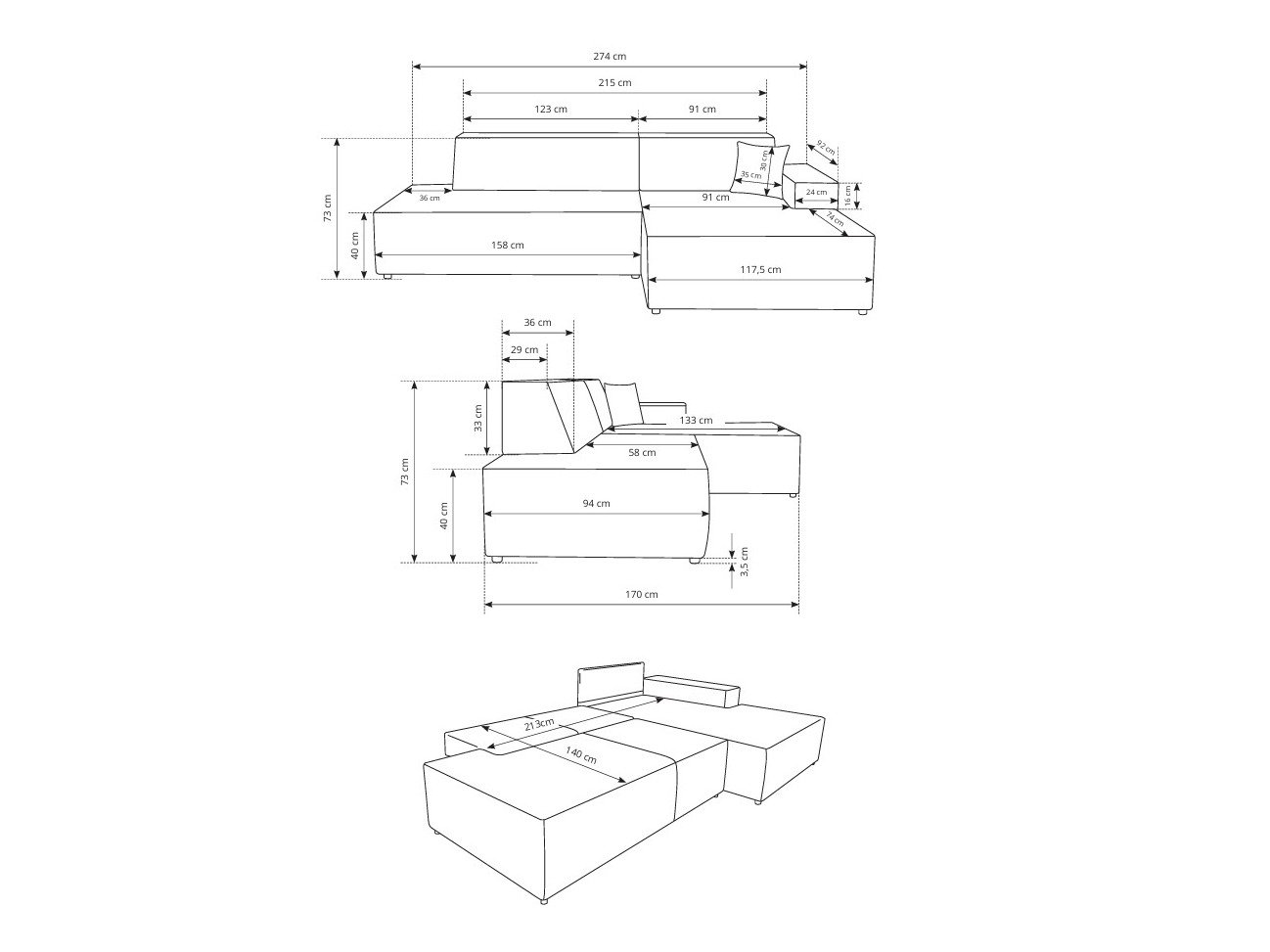 Kotna garnitura Kingston 187 (Tlia 17)