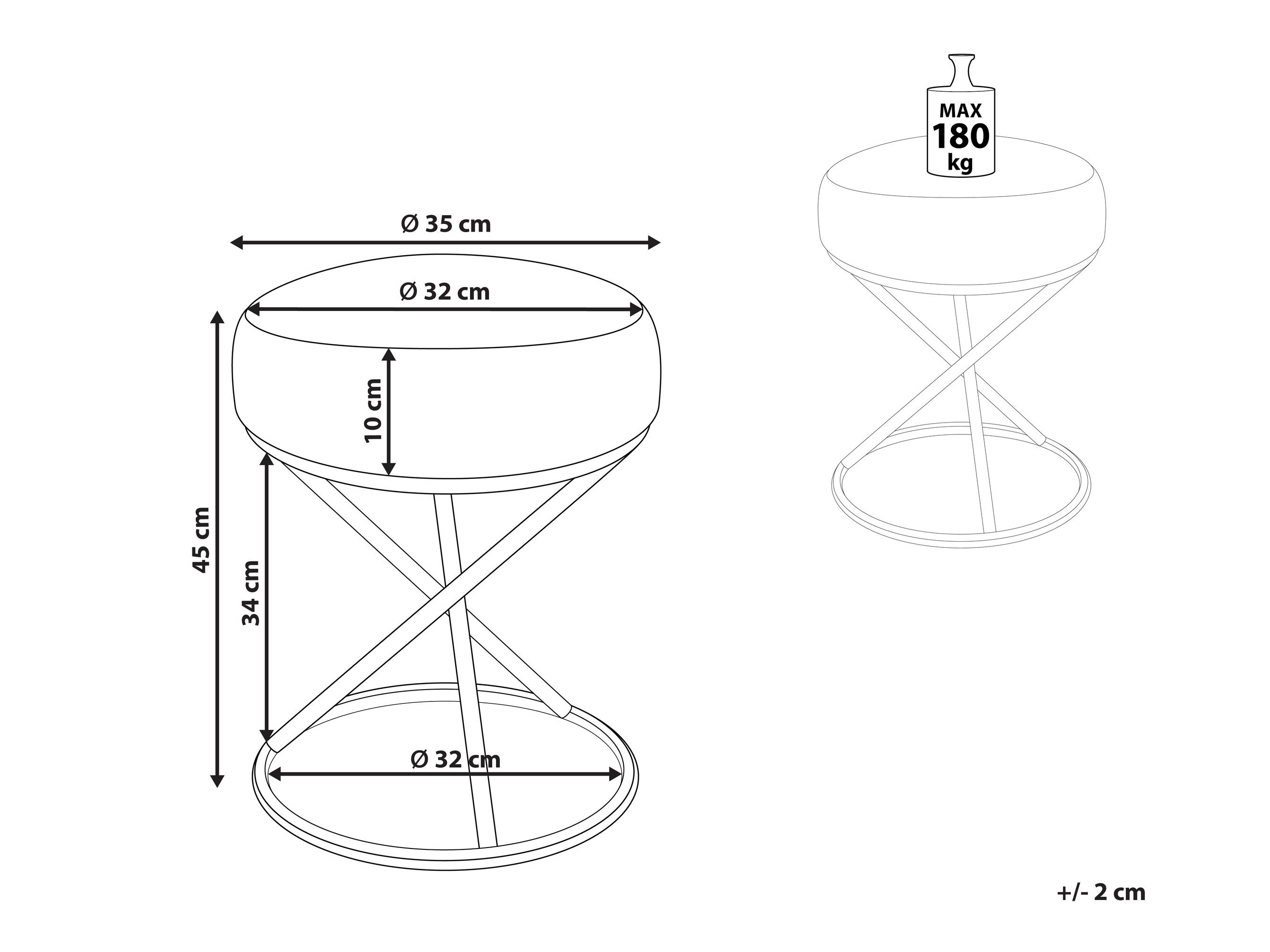 Stolček Berwyn 2839 (Siva)