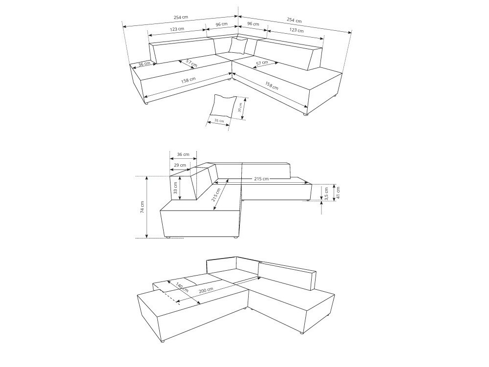 Kotna garnitura Kingston 188 (Tilia 01)