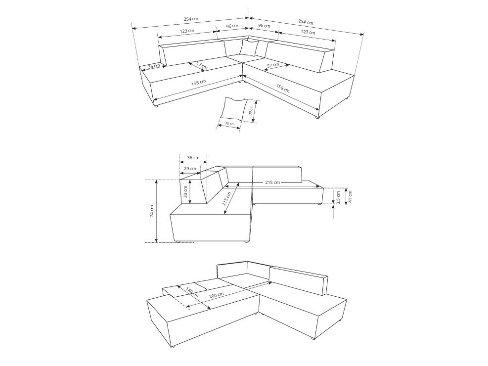 Kotna garnitura Kingston 188 (Tilia 17)