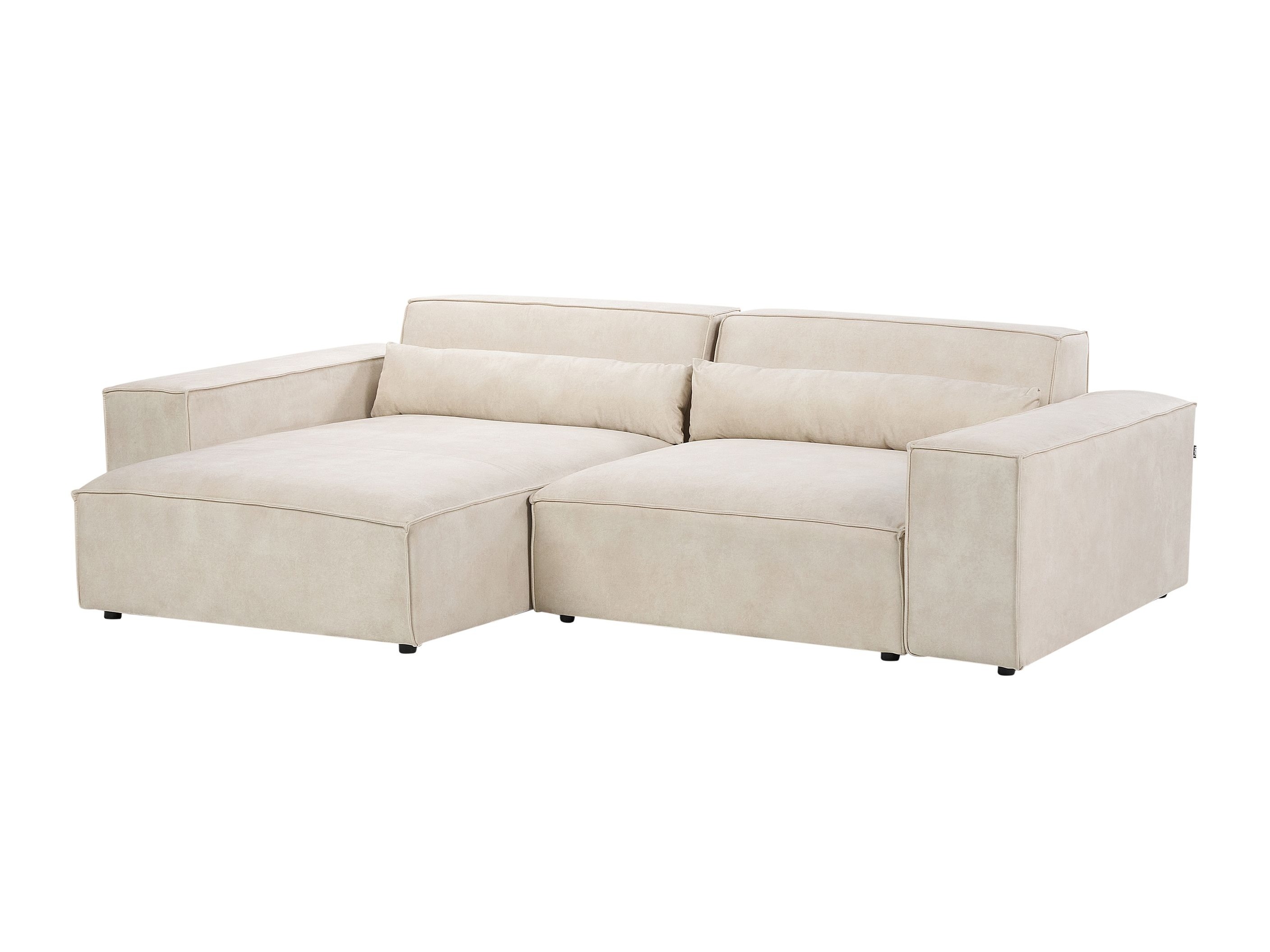 Modularna kotna sedežna garnitura Tivsora 100 (Svetlo bež)