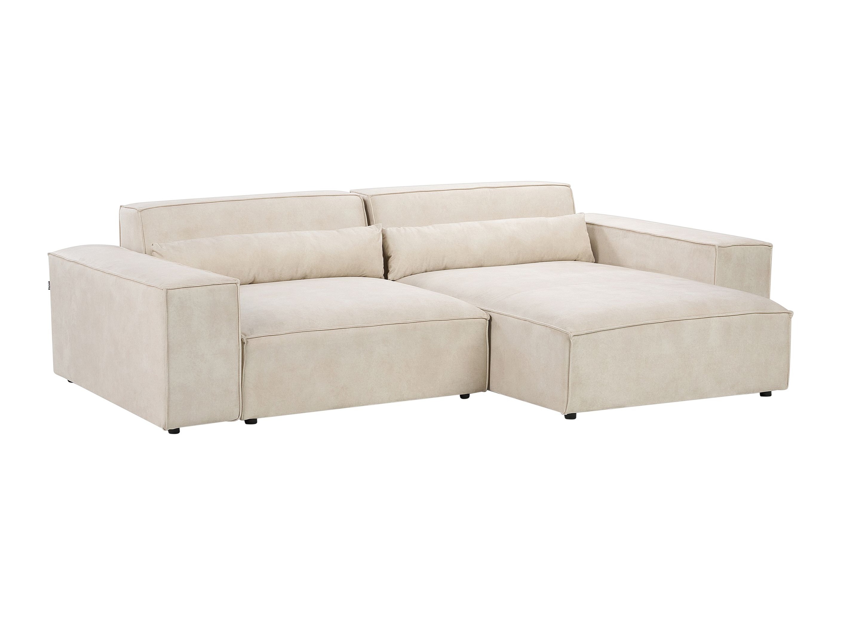 Modularna kotna sedežna garnitura Tivsora 100 (Svetlo bež)