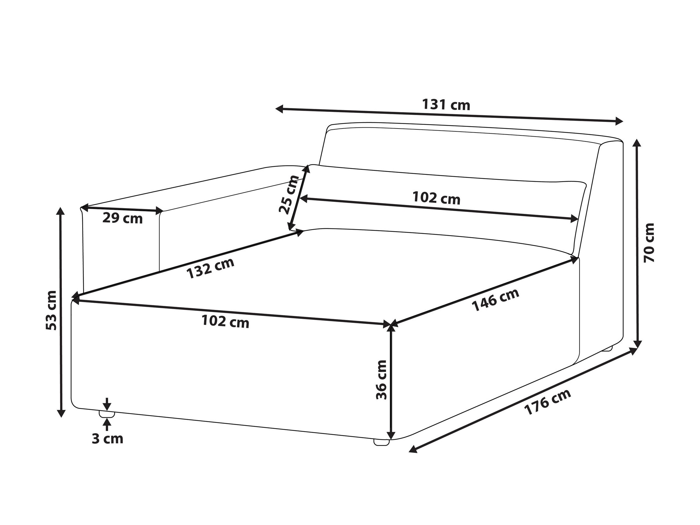 Počivalnik Tivsora 101 (Svetlo bež)