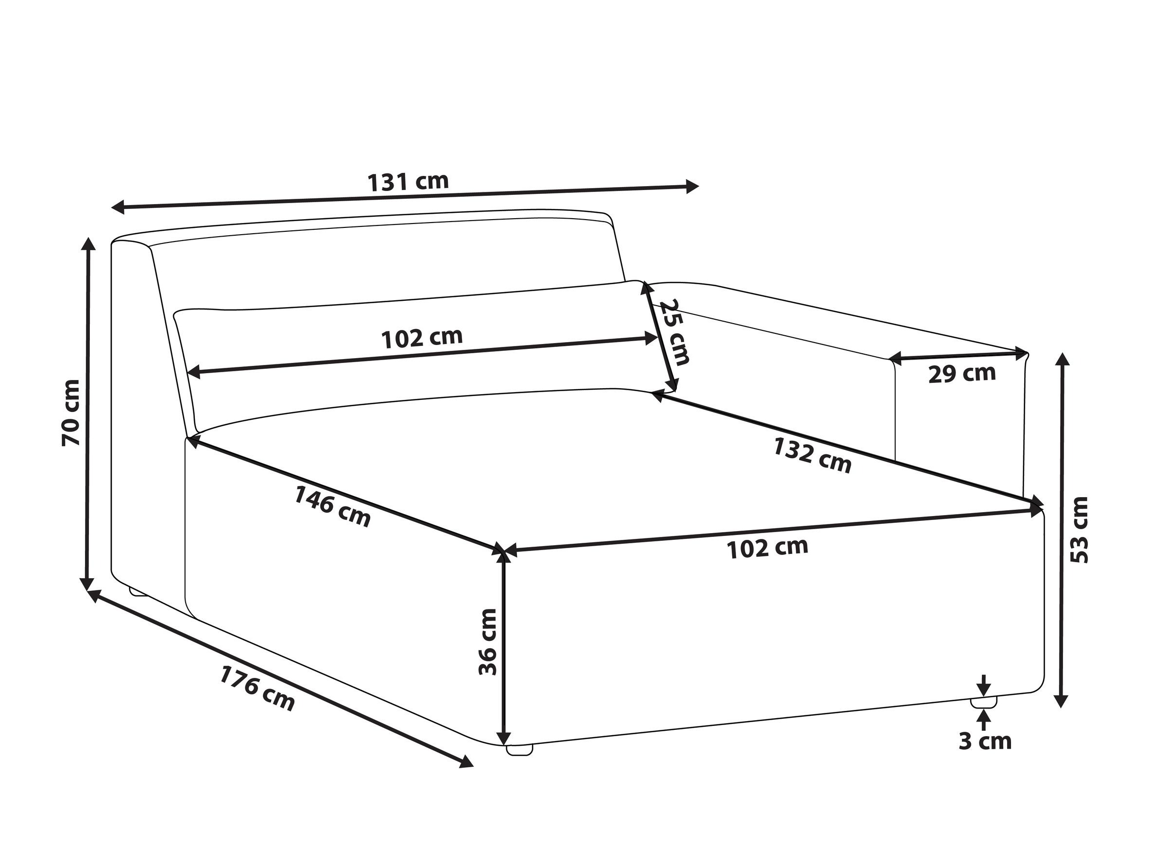 Počivalnik Tivsora 101 (Svetlo bež)