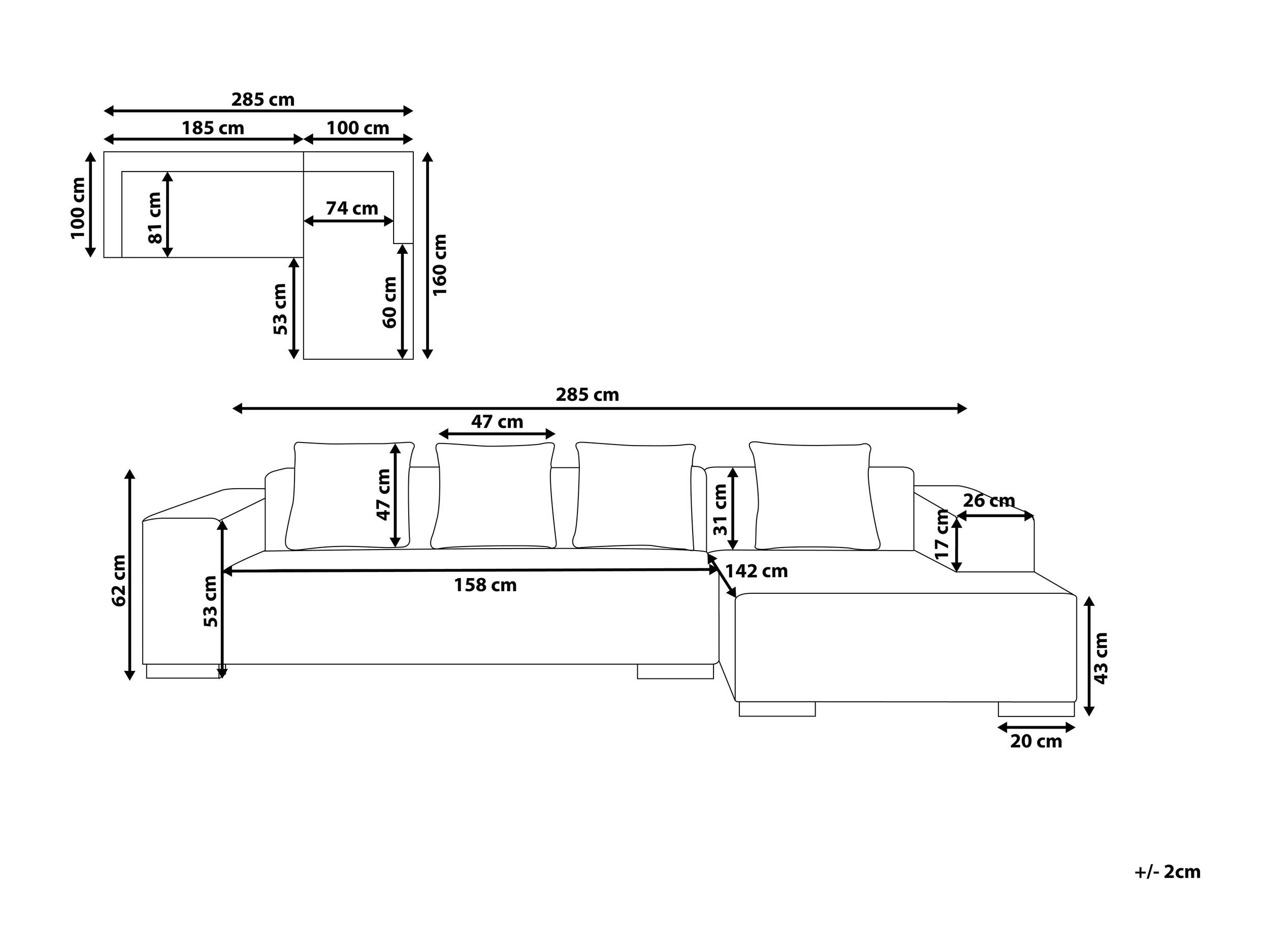 Kotna garnitura Berwyn 1396 (Zelena)