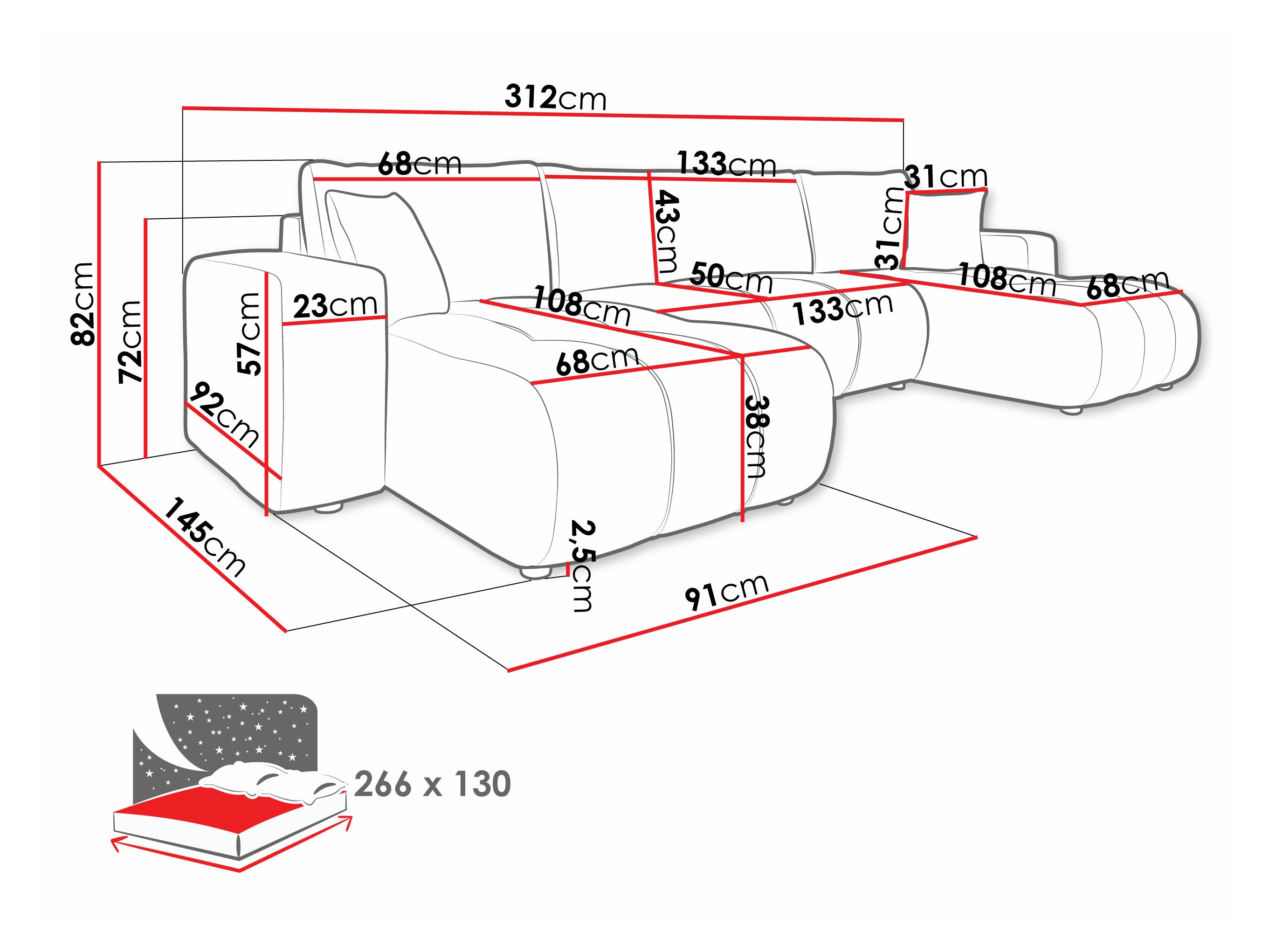 Kotna garnitura Comfivo Laurus II (Velo 621)
