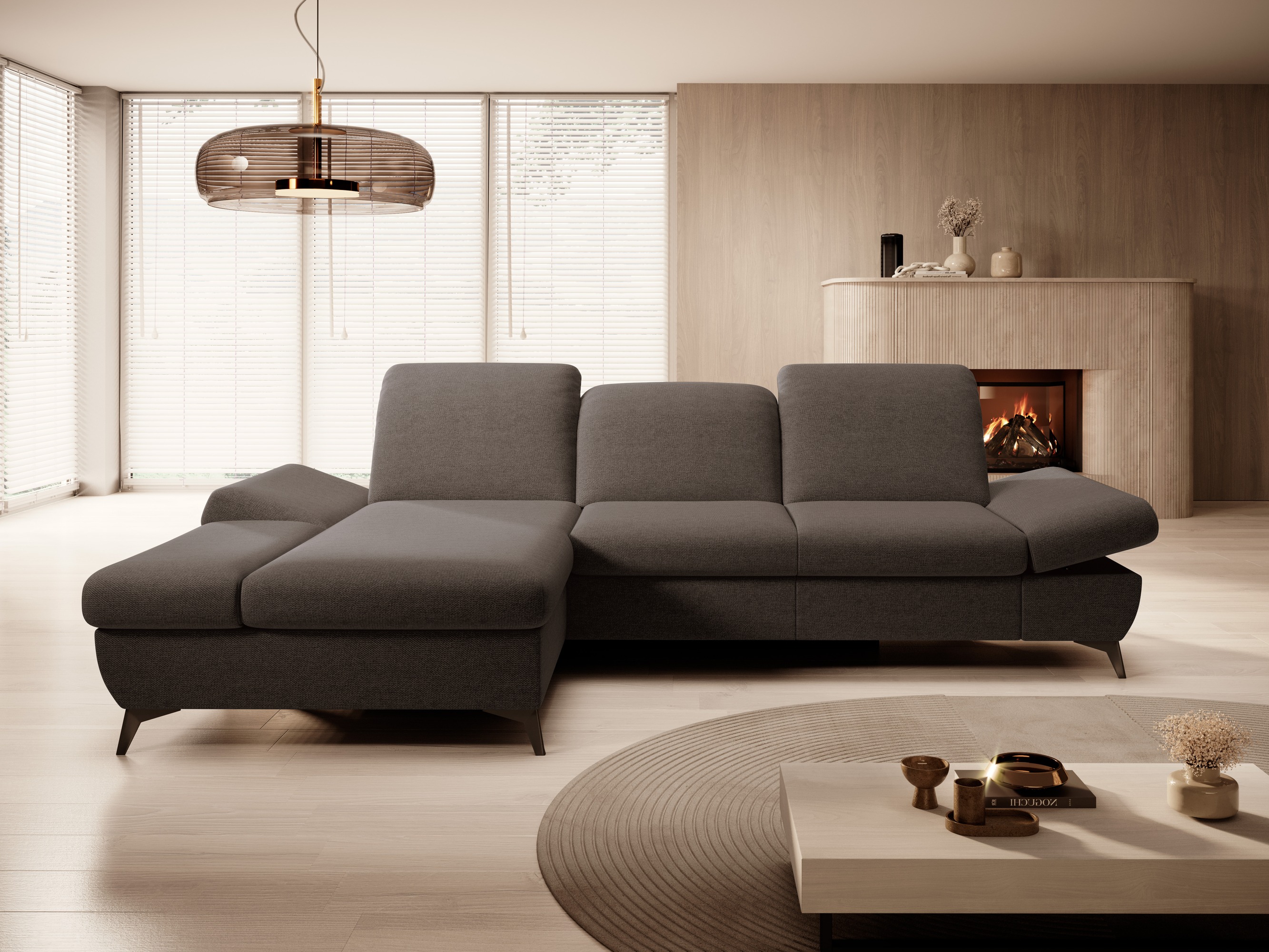Kotna garnitura Kingston 190 (Loft 05)