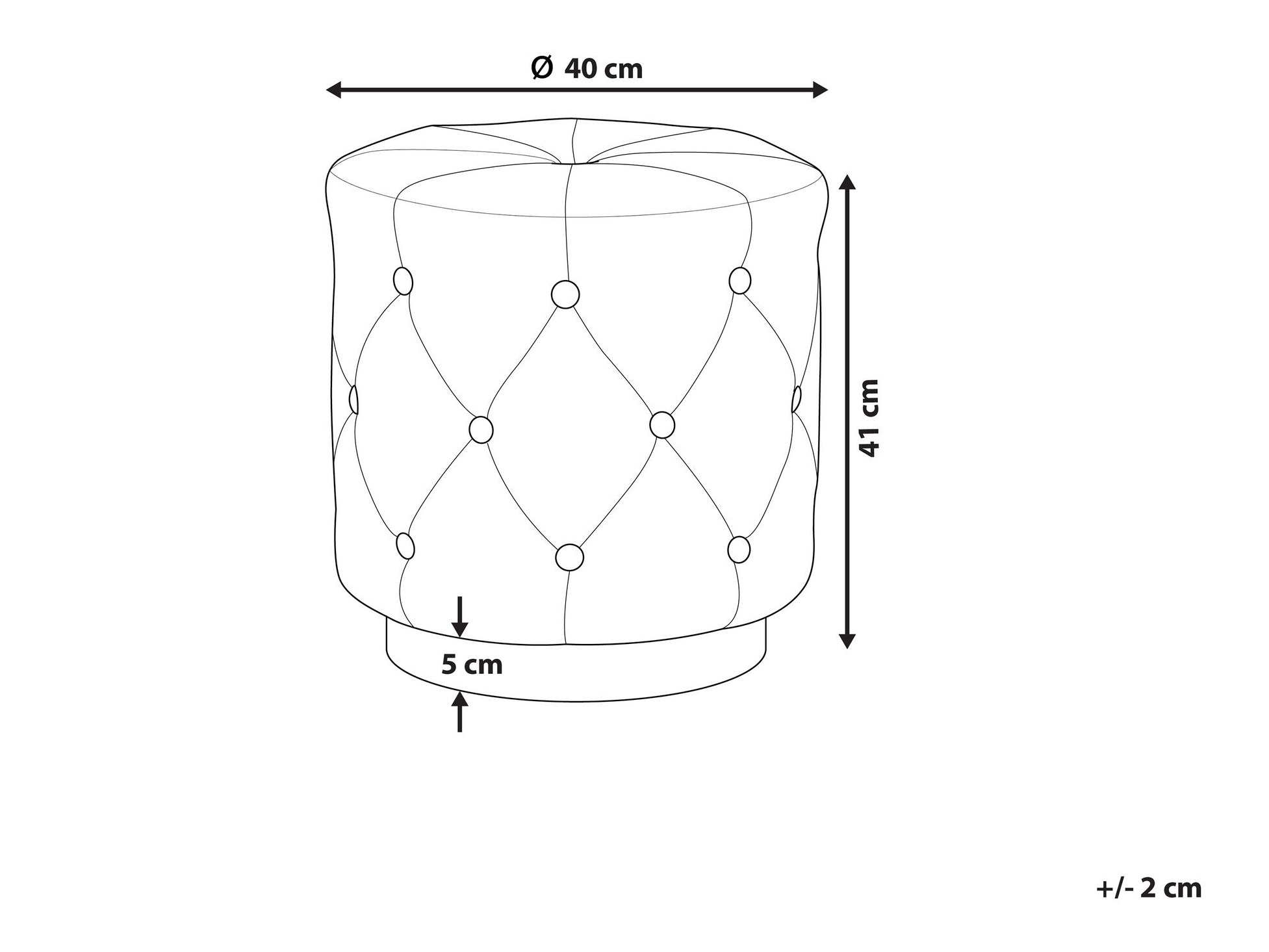 Tabure Berwyn 2856 (Svetlo siva)