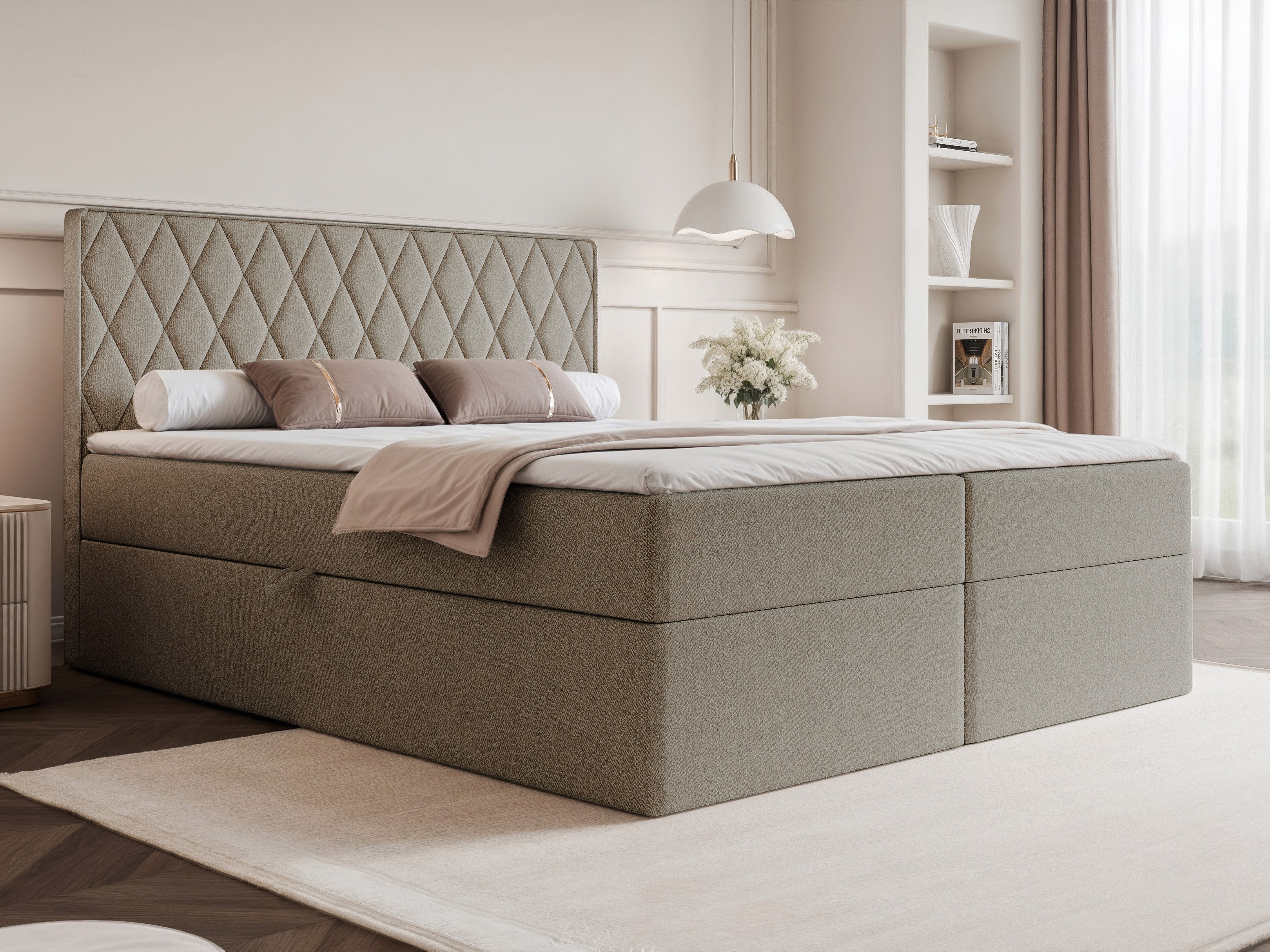 Boxspring postelja Martinez 114 (Melody 12)
