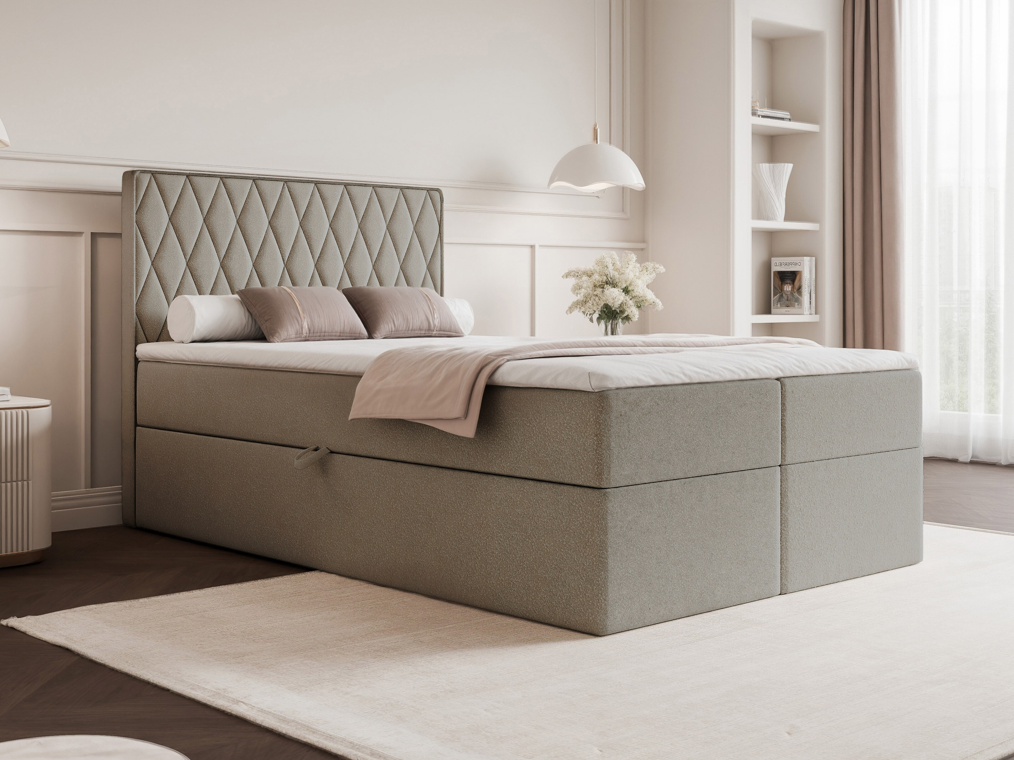 Boxspring postelja Martinez 114 (Melody 12)