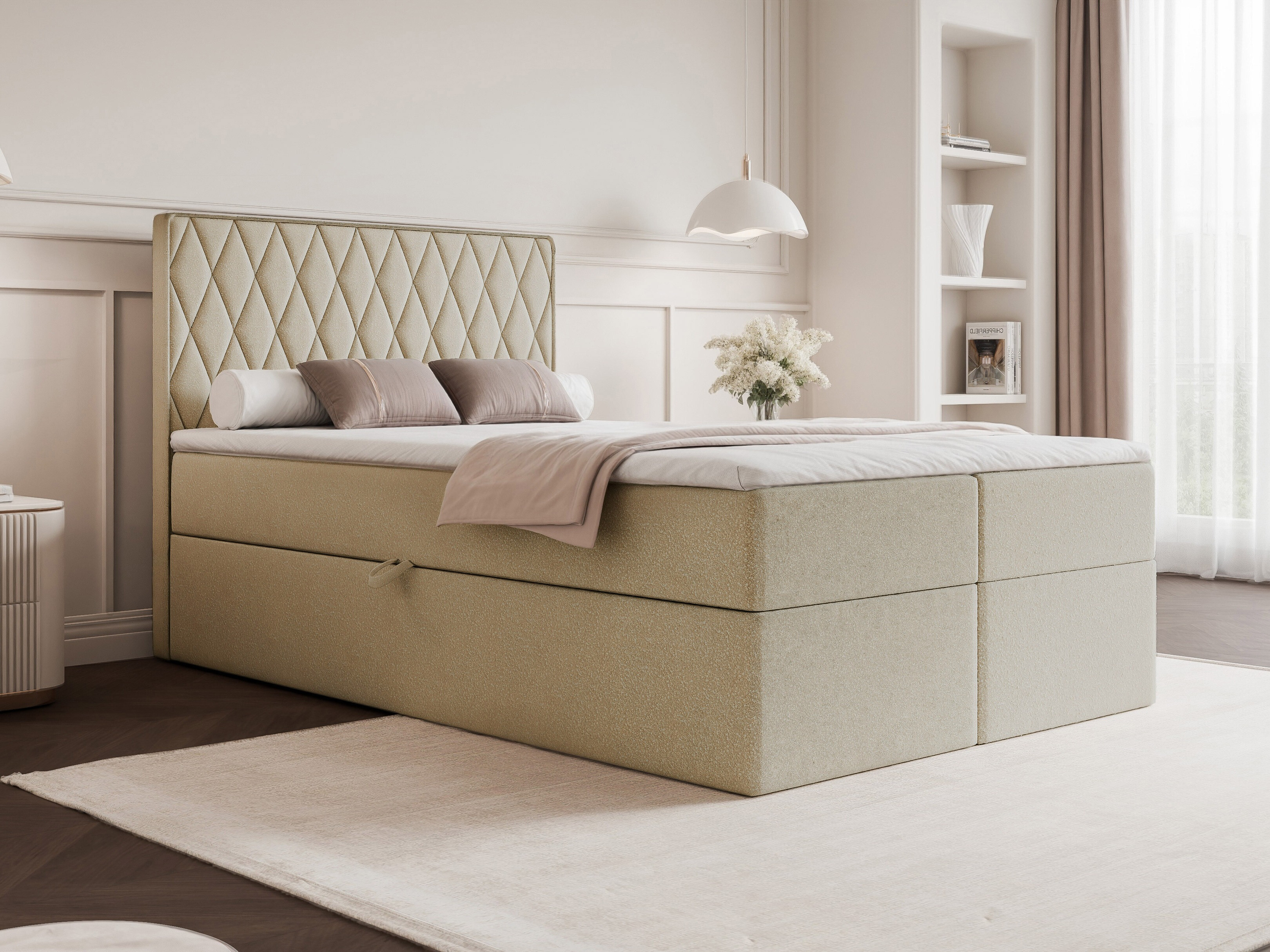 Boxspring postelja Martinez 114 (Melody 13)