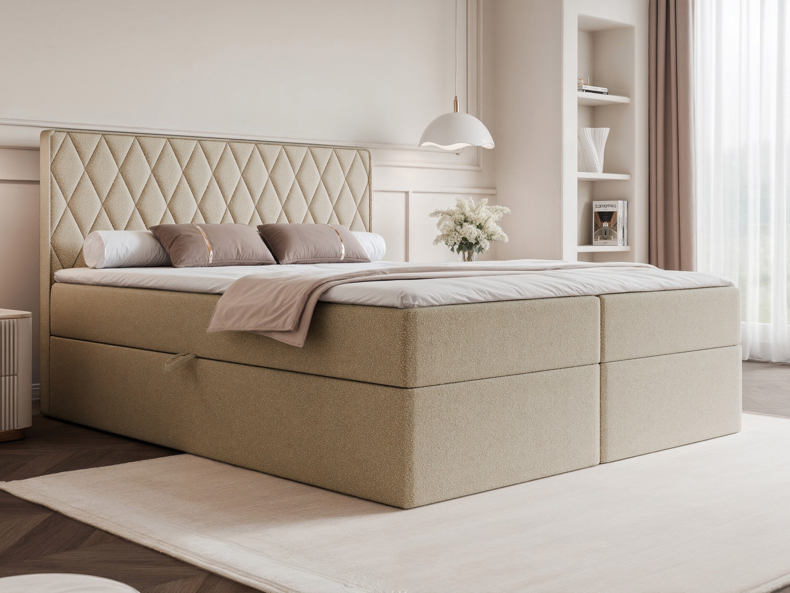 Boxspring postelja Martinez 114 (Melody 13)