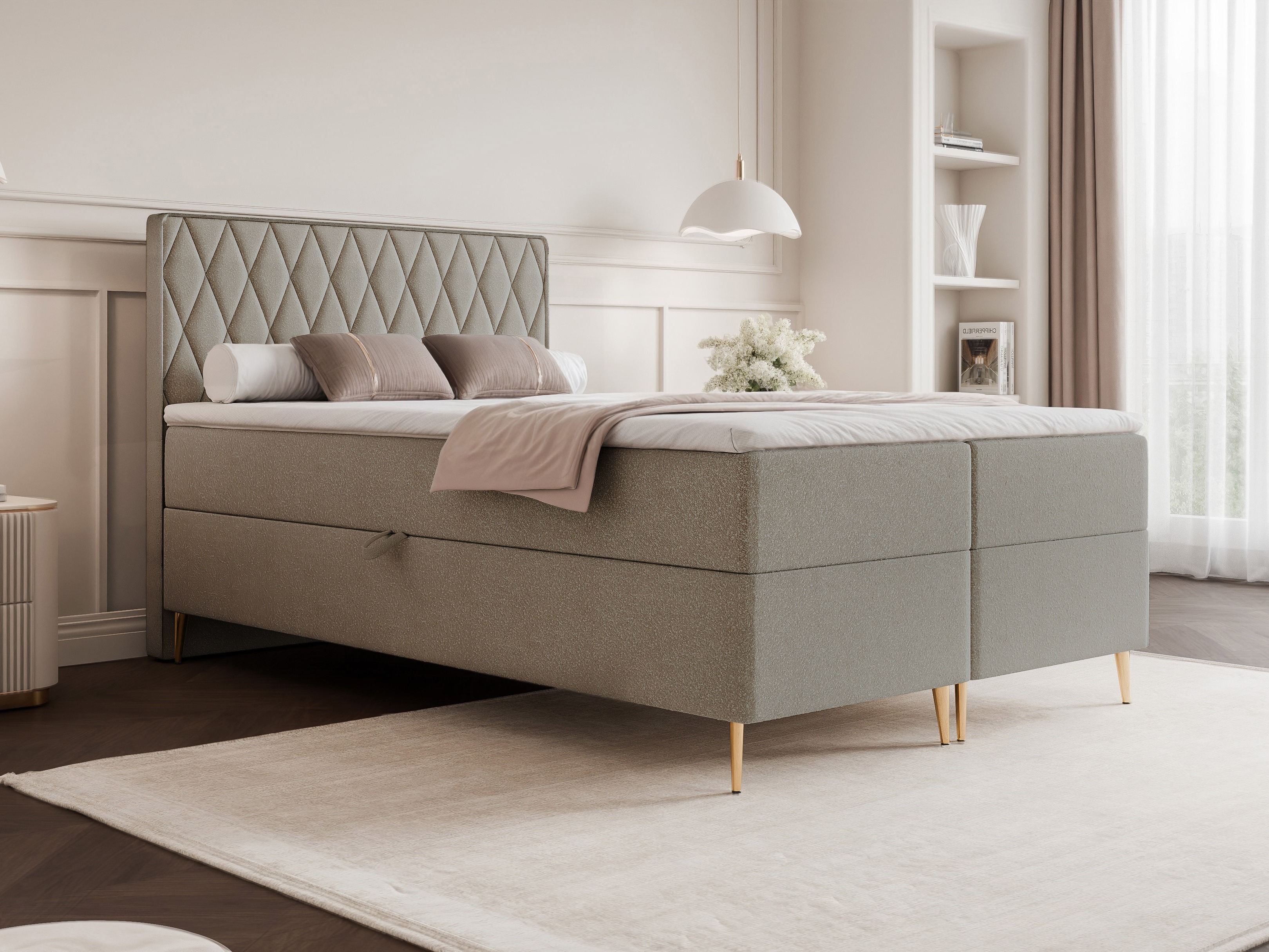 Boxspring postelja Martinez 110 (Melody 12)