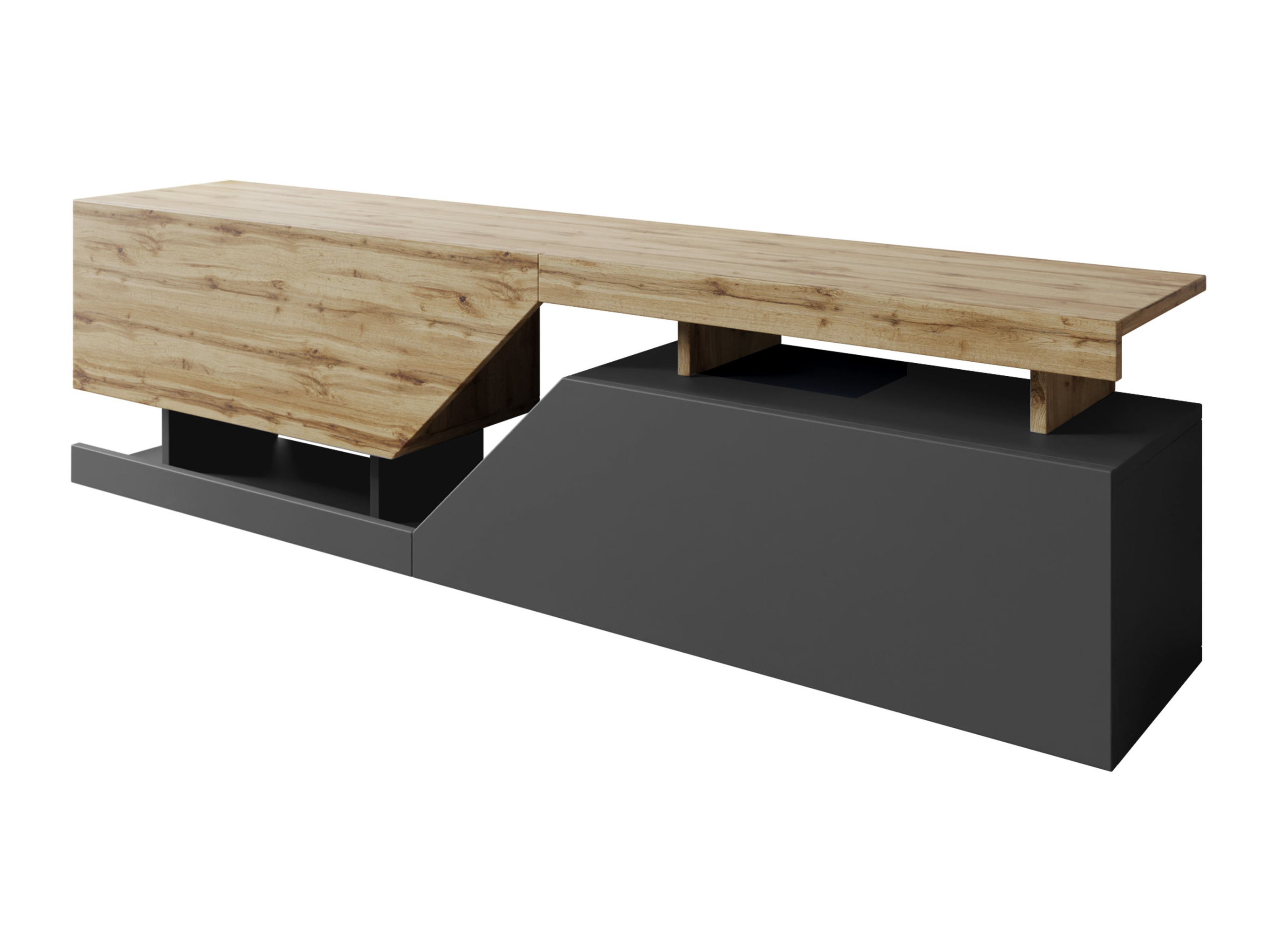 TV-omarica Comfivo Daldune 100 (Antracit + Wotan hrast)