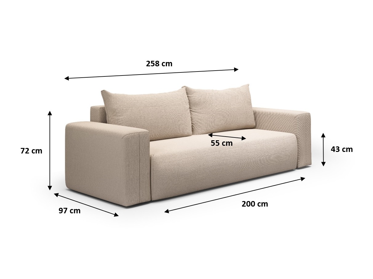 Raztegljiv kavč Lirdomo 103 (Aragon 01)