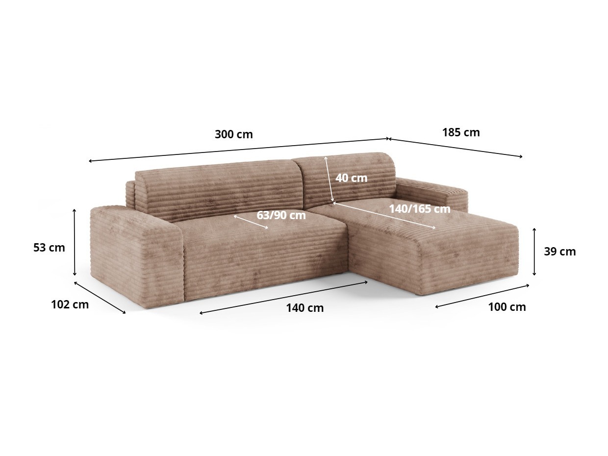 Kotna garnitura Franklin 140 (Tilia 90)