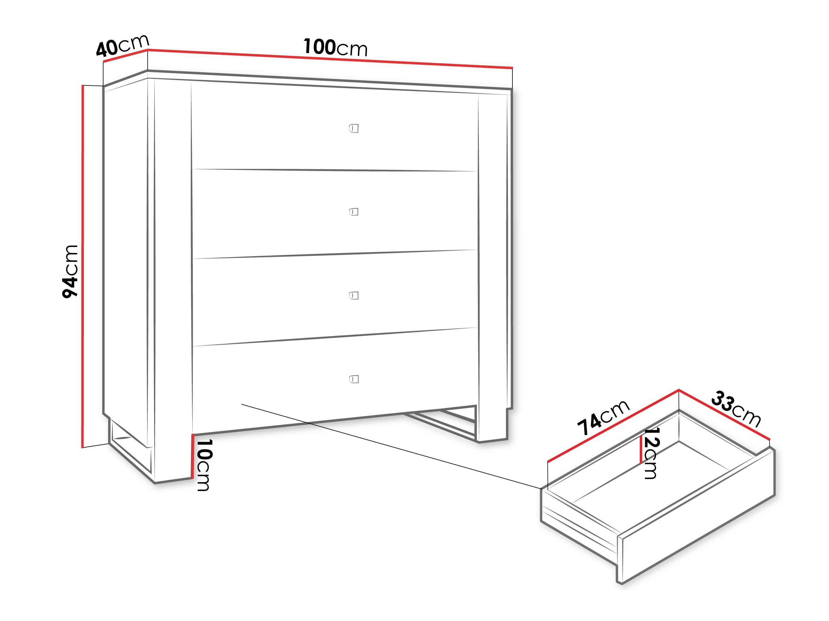 Komoda Comfivo Vestora I