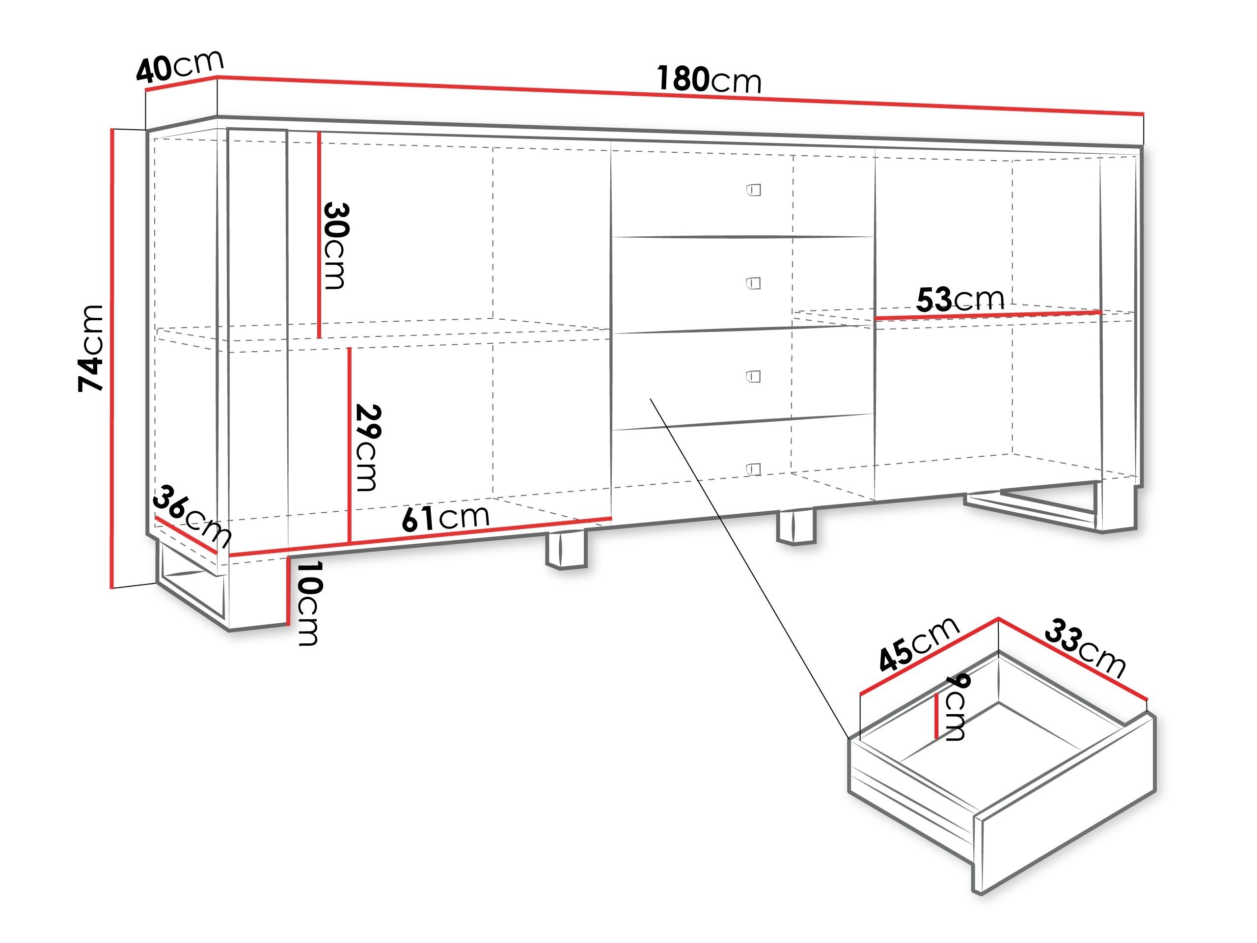Komoda Comfivo Vestora