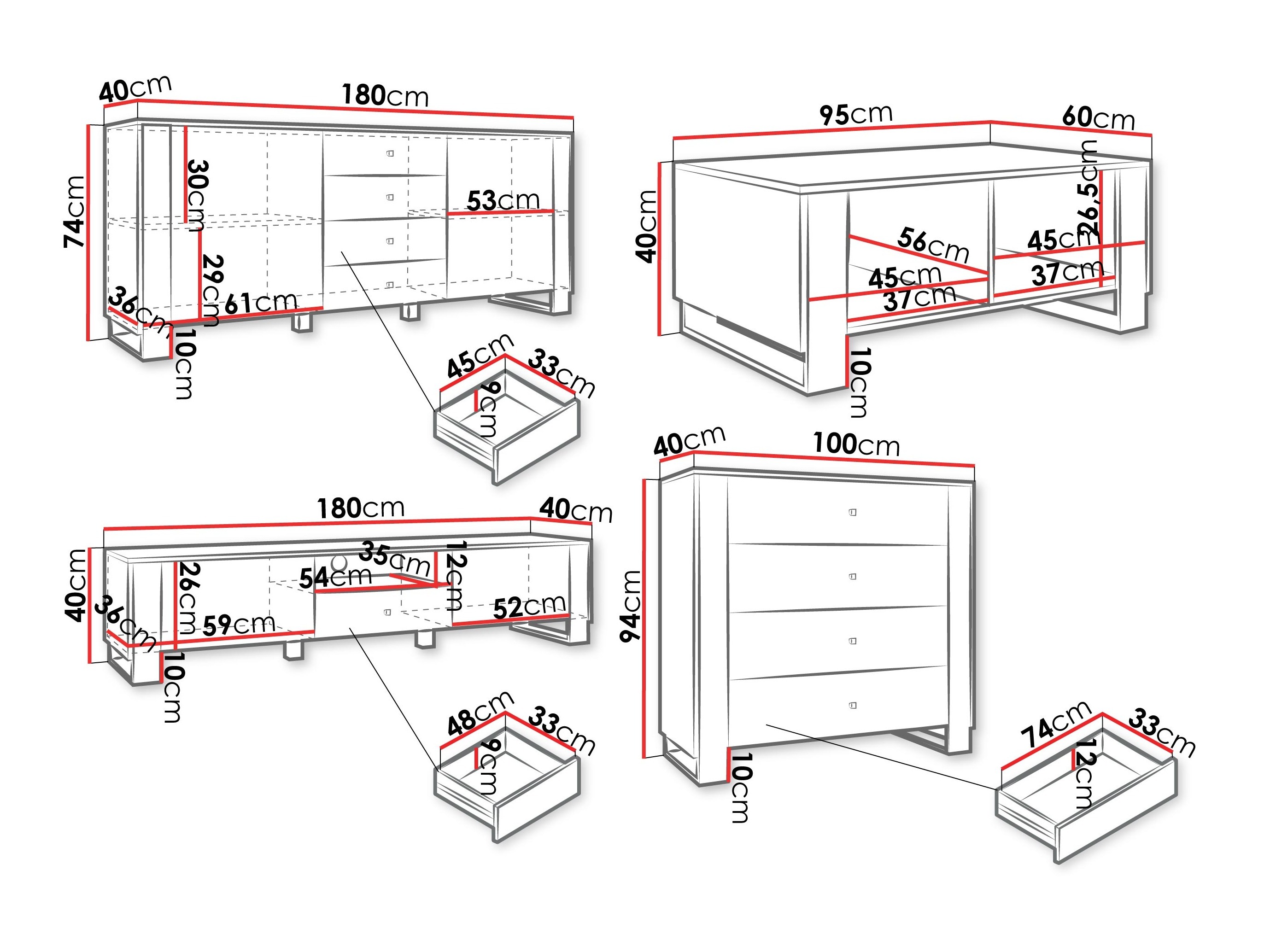 Komplet za dnevno sobo Comfivo Vestora