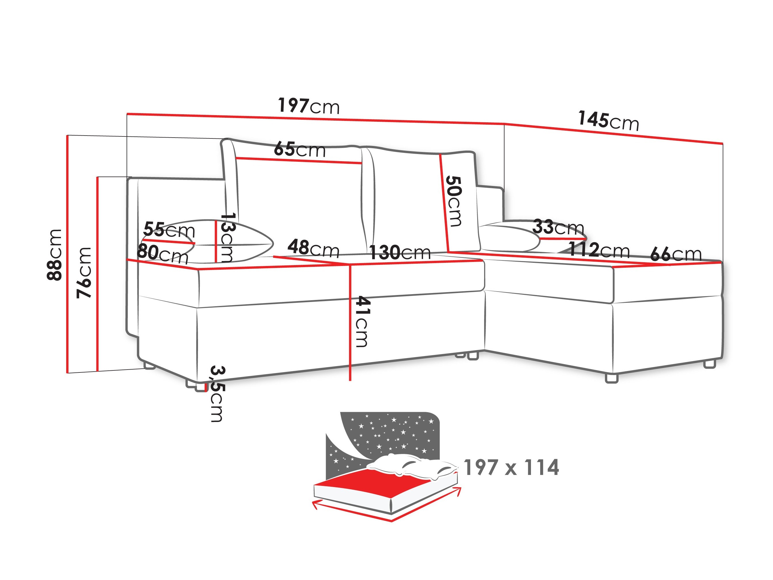 Kotna garnitura Euclid 100 (Poso 100)