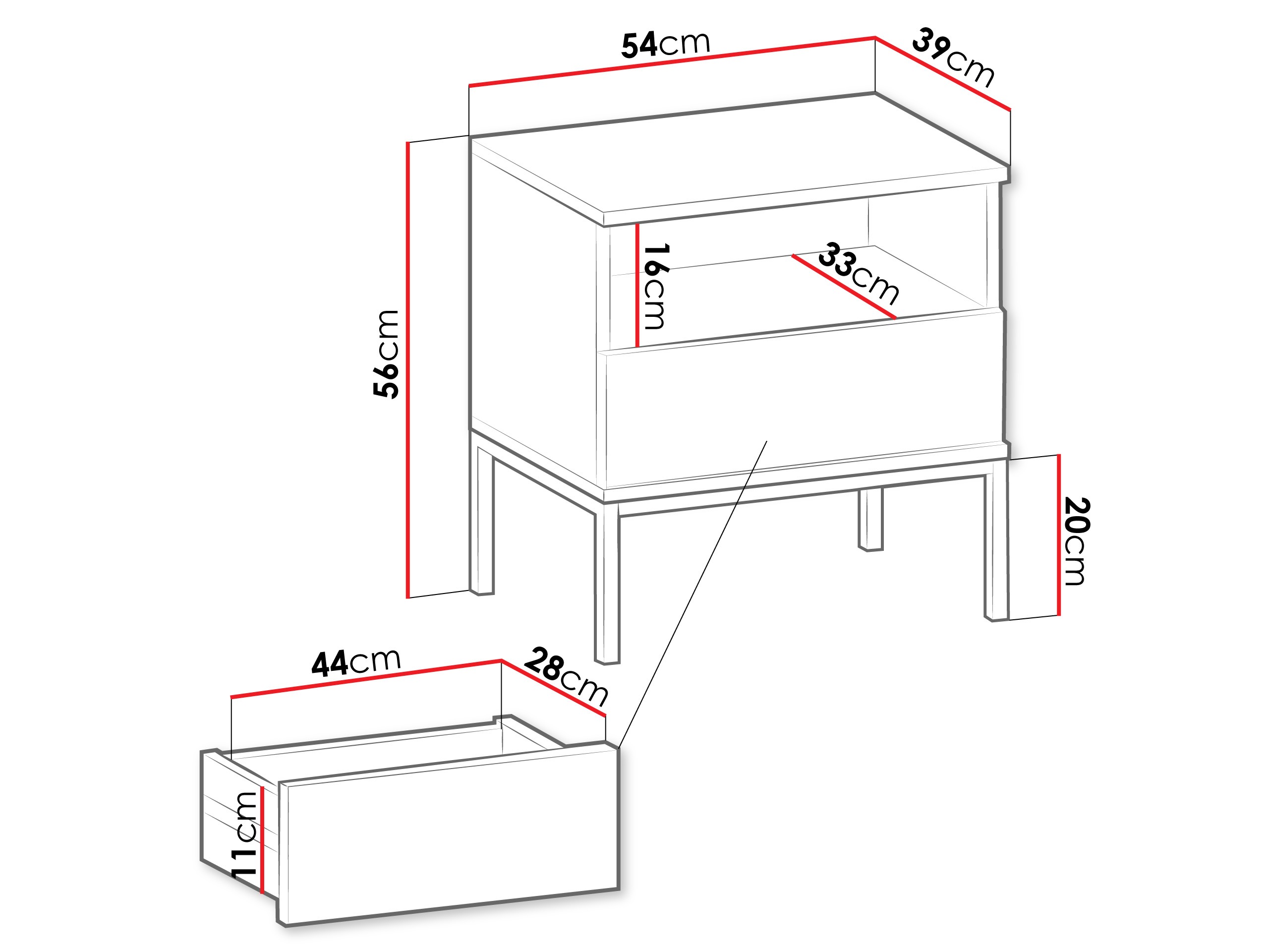 Nočna omarica Manal (Kašmir)