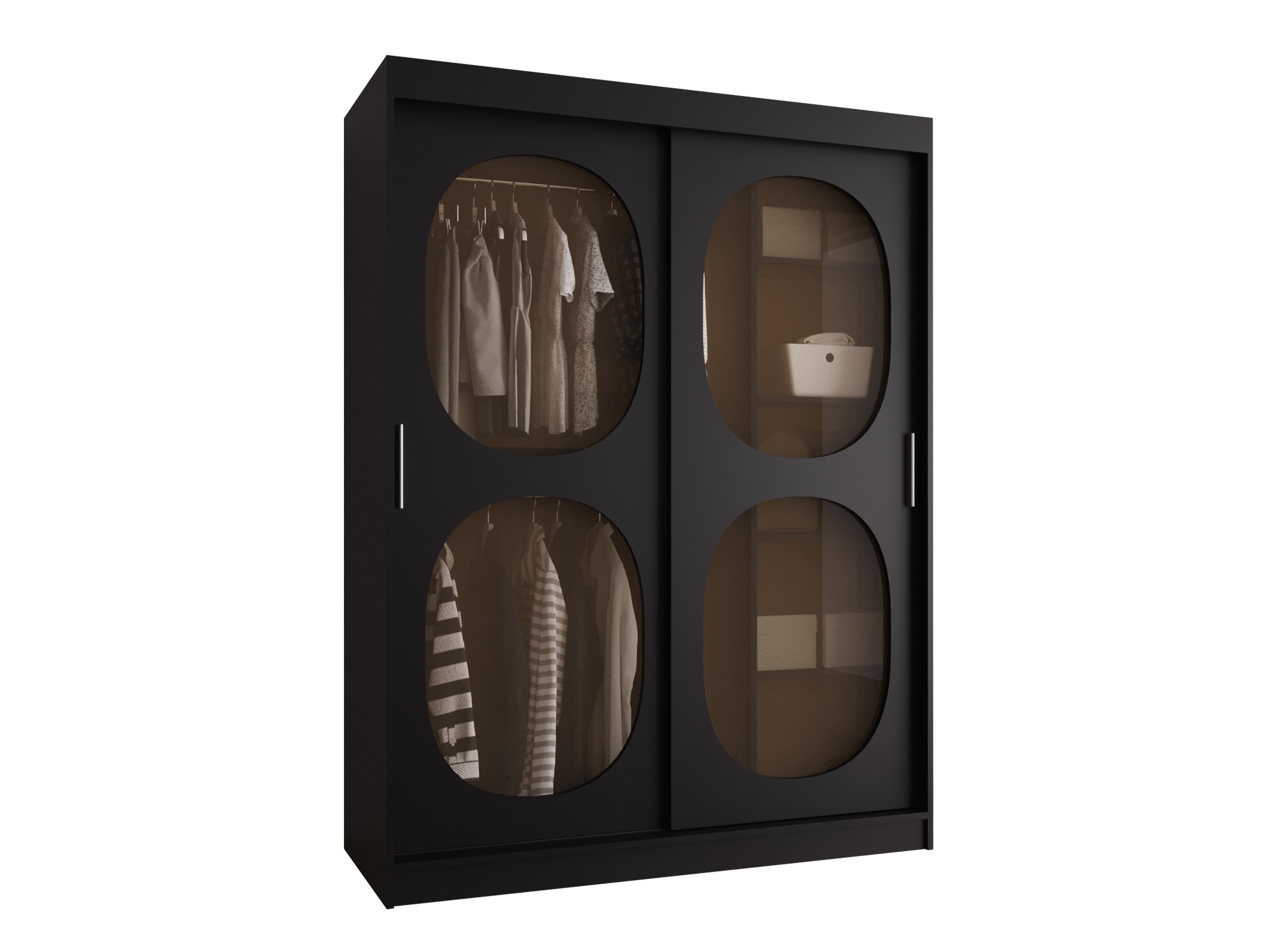 Garderobna omara Hartford 527 (Črna)