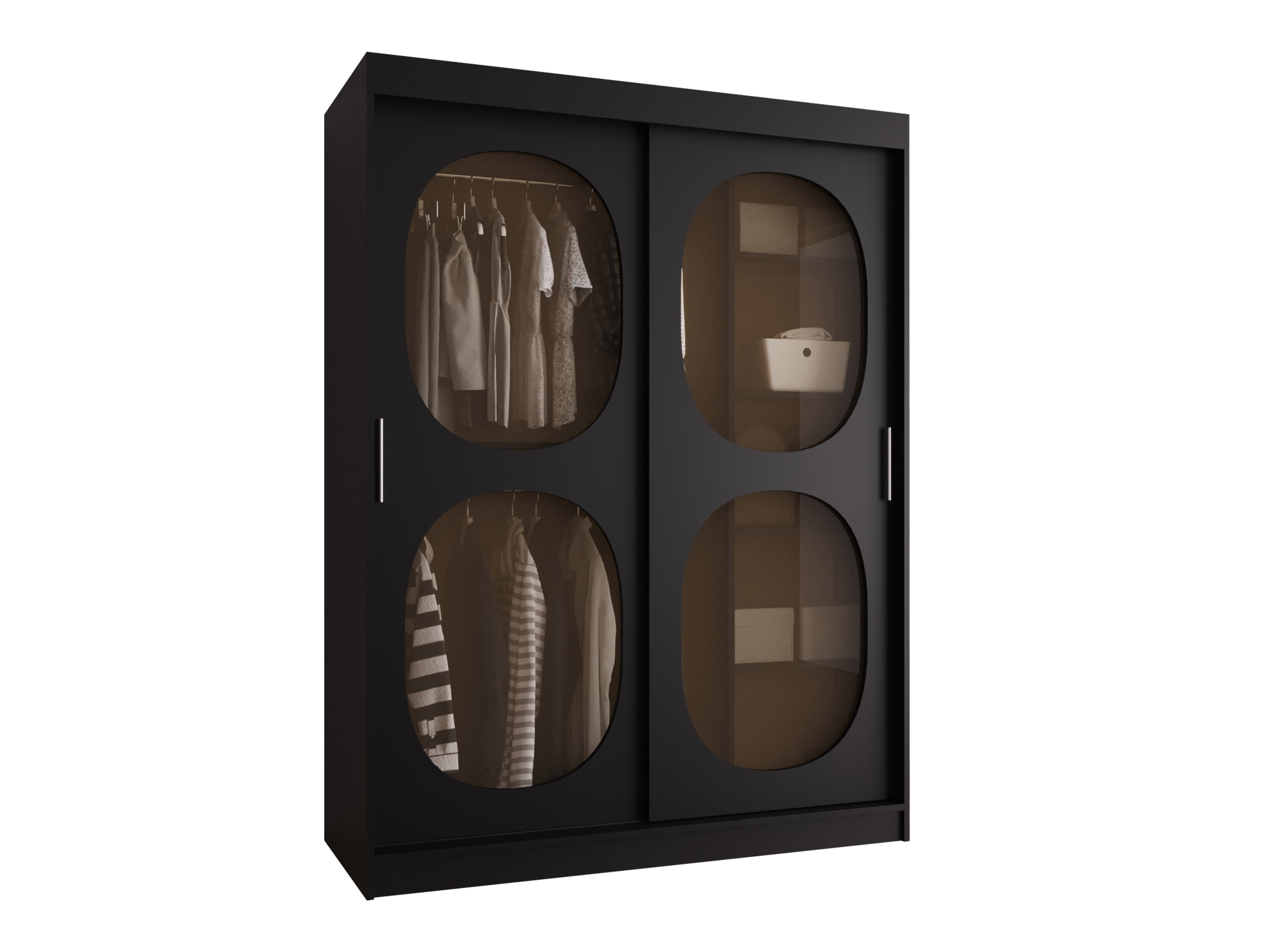 Garderobna omara Hartford 527 (Črna)