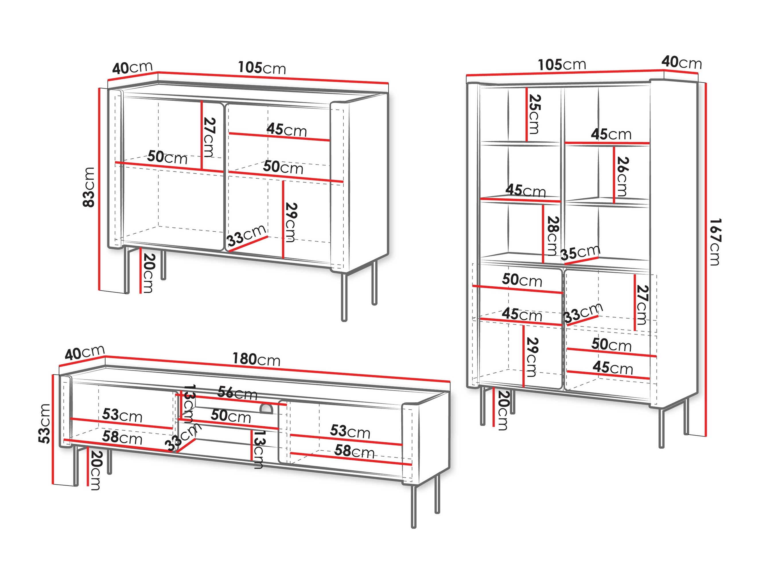 Komplet za dnevno sobo Nolsevo 104